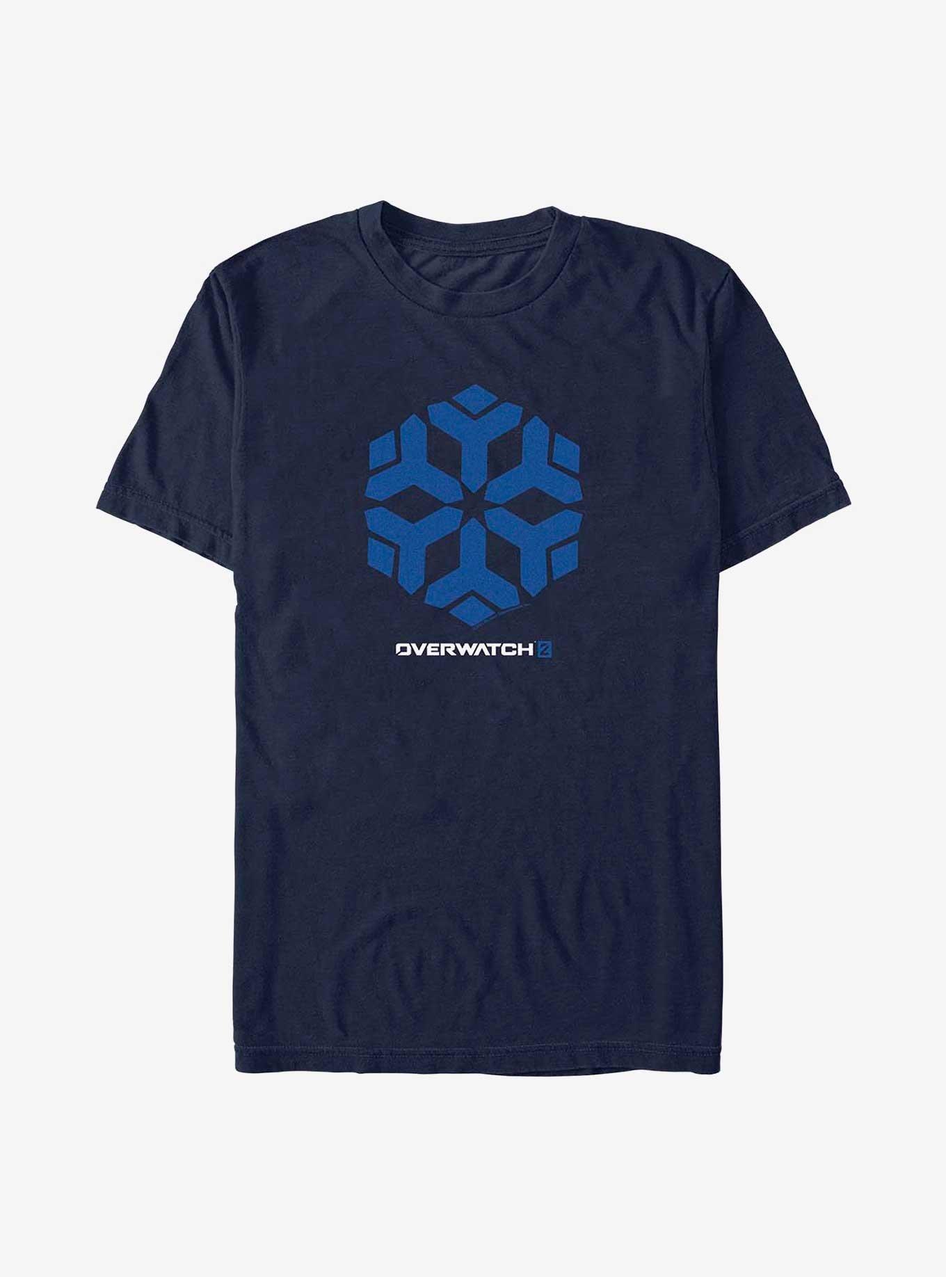 Overwatch 2 Mei Snowflake Icon T-Shirt, NAVY, hi-res