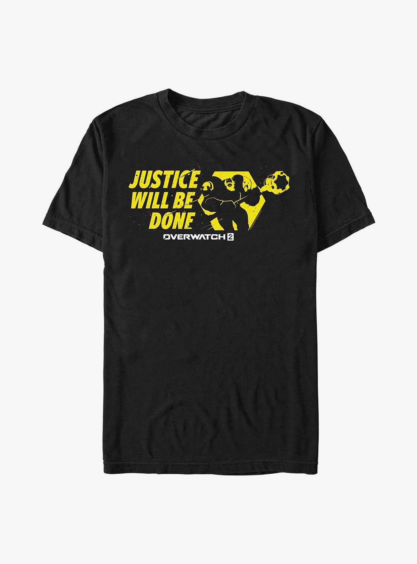 Overwatch 2 Reinhardt Justice Will Be Done T-Shirt, , hi-res