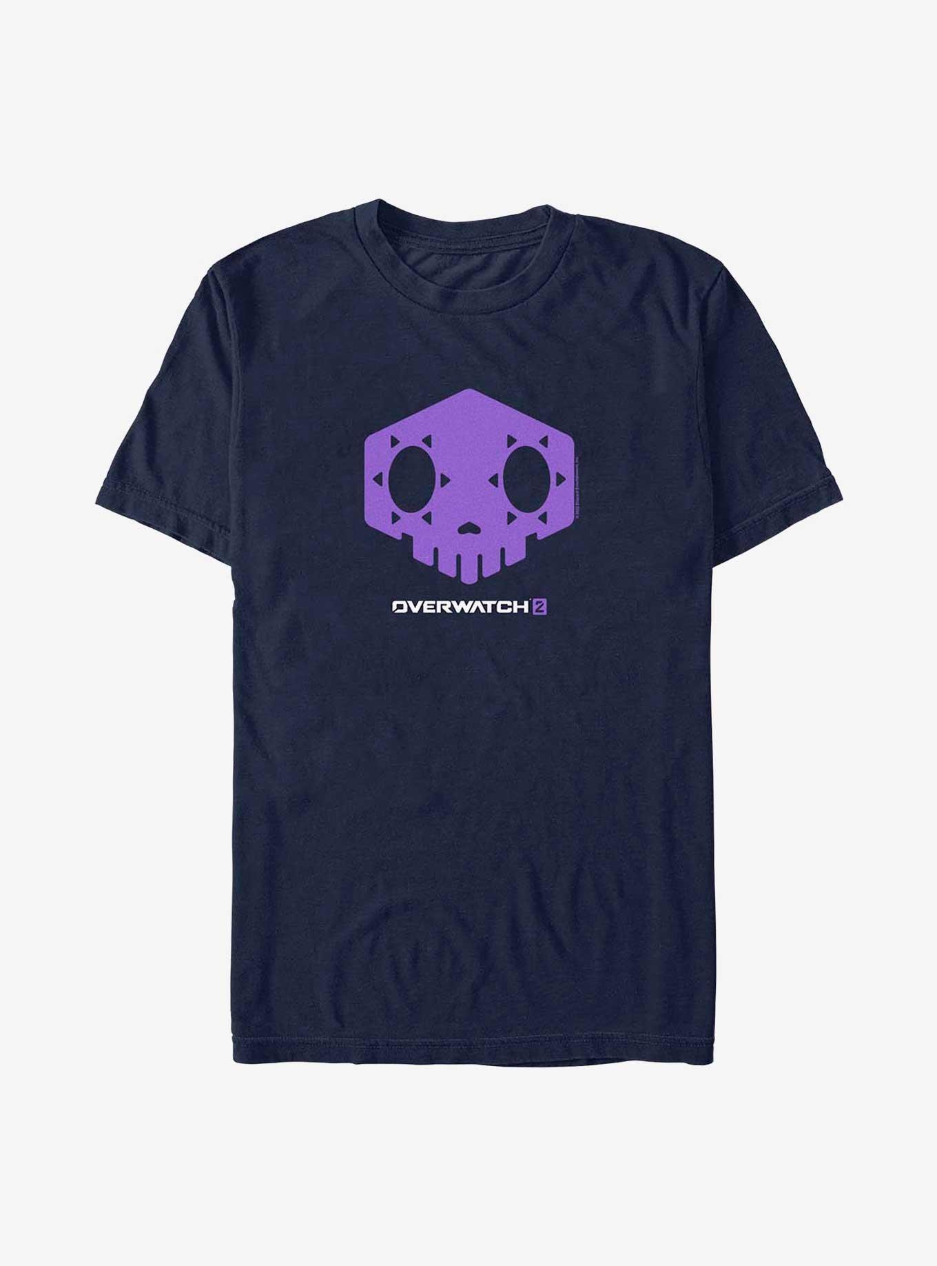 Overwatch 2 Sombra Icon T-Shirt, NAVY, hi-res