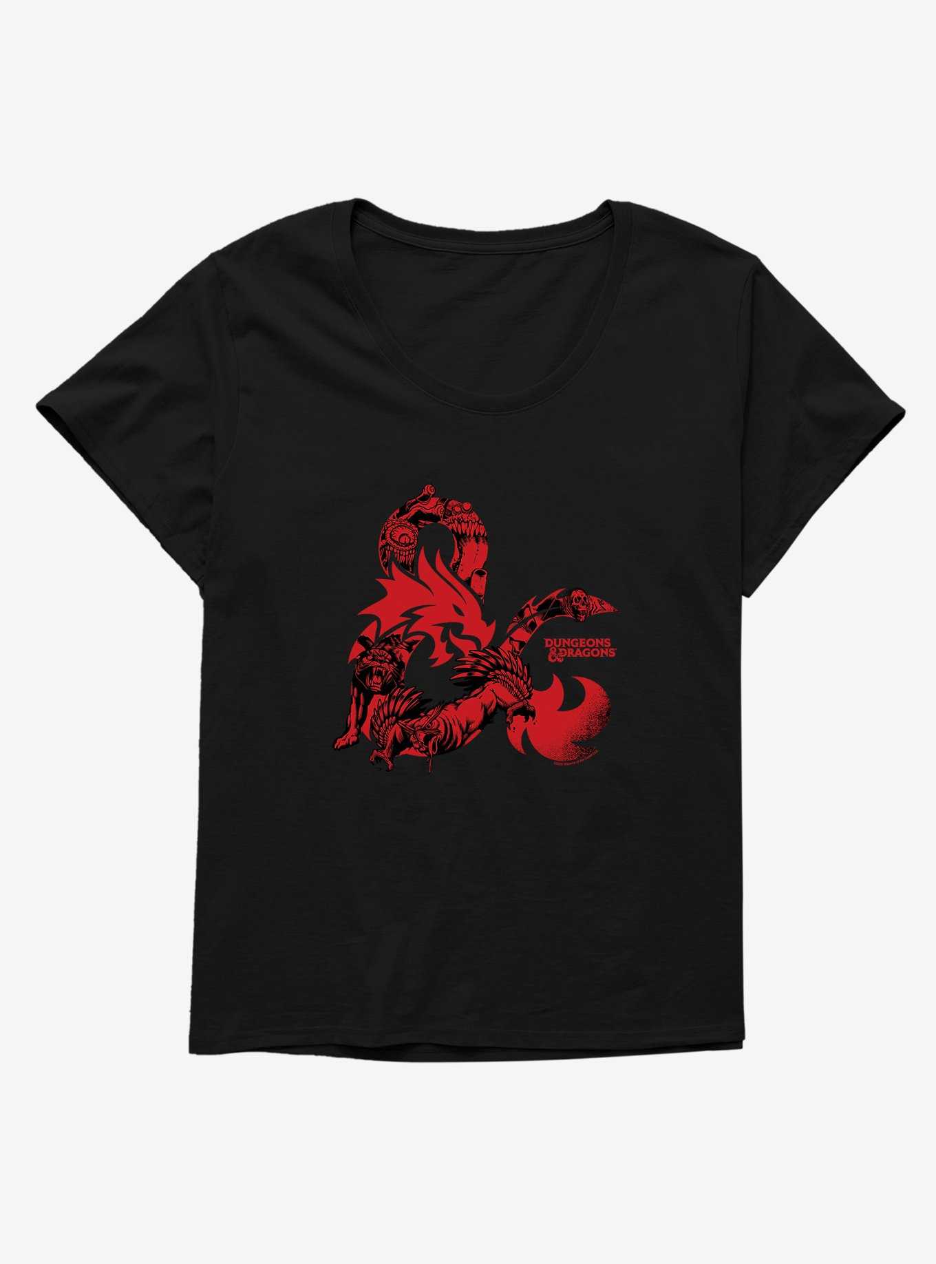 Dungeons & Dragons Red Ampersand Womens T-Shirt Plus Size, , hi-res