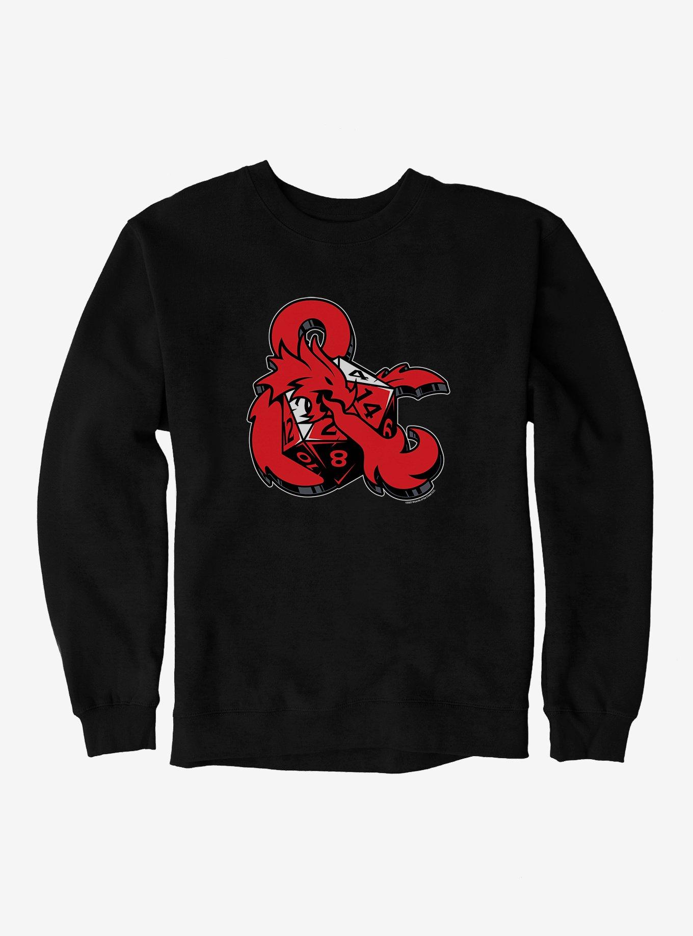 Dungeons & Dragons Ampersand Dice Sweatshirt, BLACK, hi-res