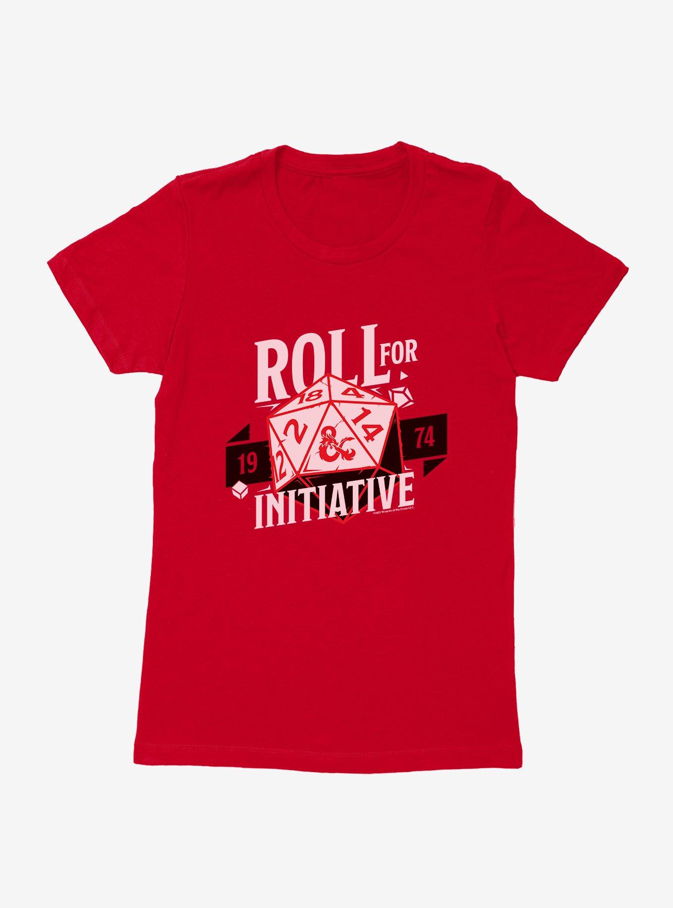 Dungeons & Dragons Roll For Initiative Womens T-Shirt, , hi-res