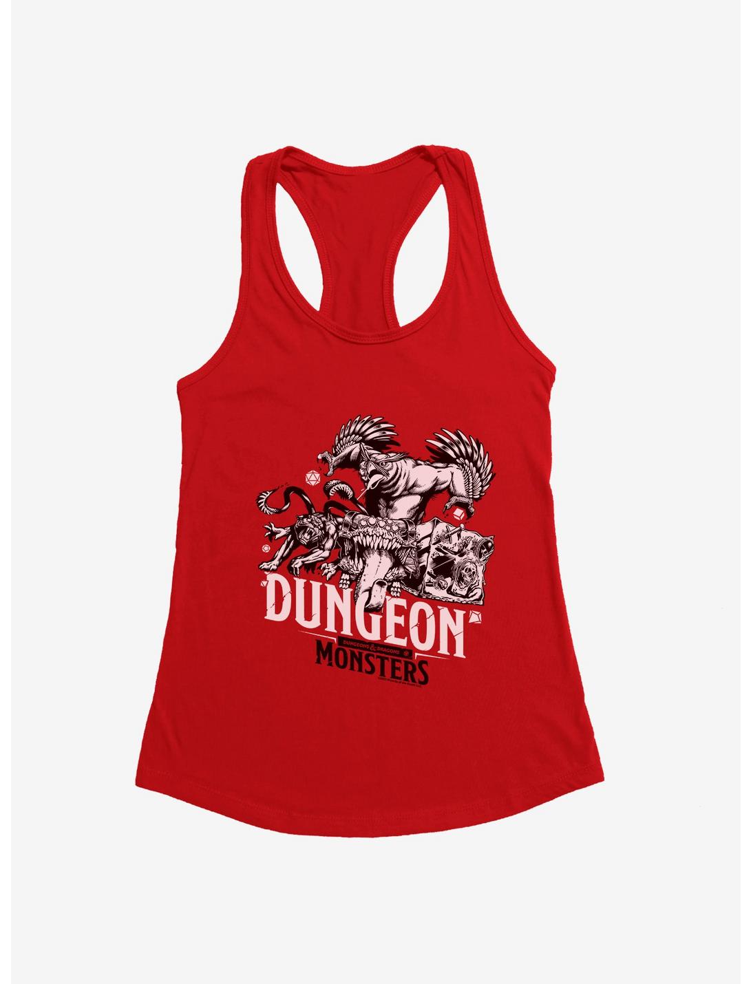 Dungeons & Dragons Monsters Group Womens Tank Top, RED, hi-res