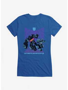 Transformers Autobots Never Give Up Girls T-Shirt, , hi-res