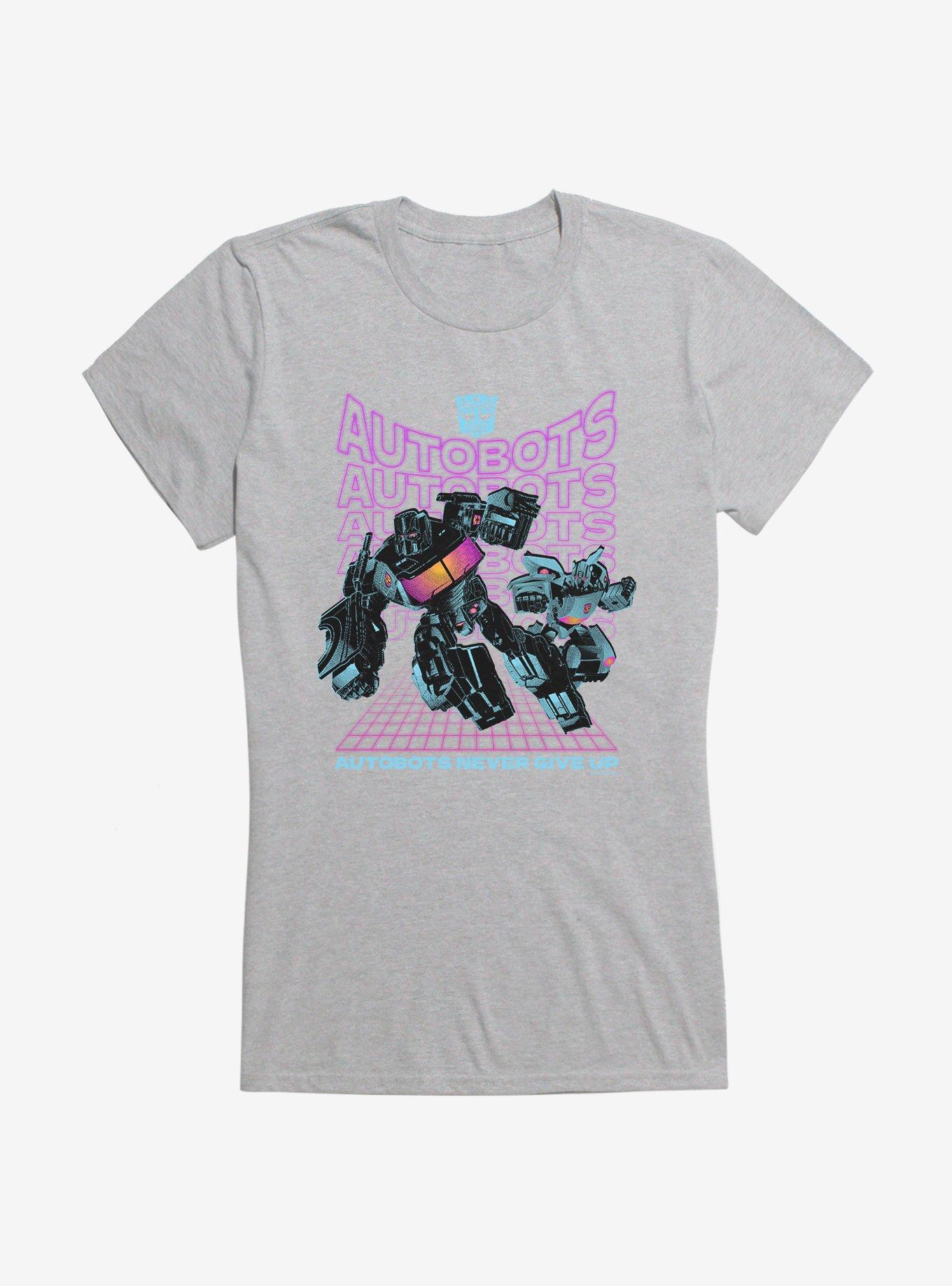 Transformers Autobots Never Give Up Girls T-Shirt