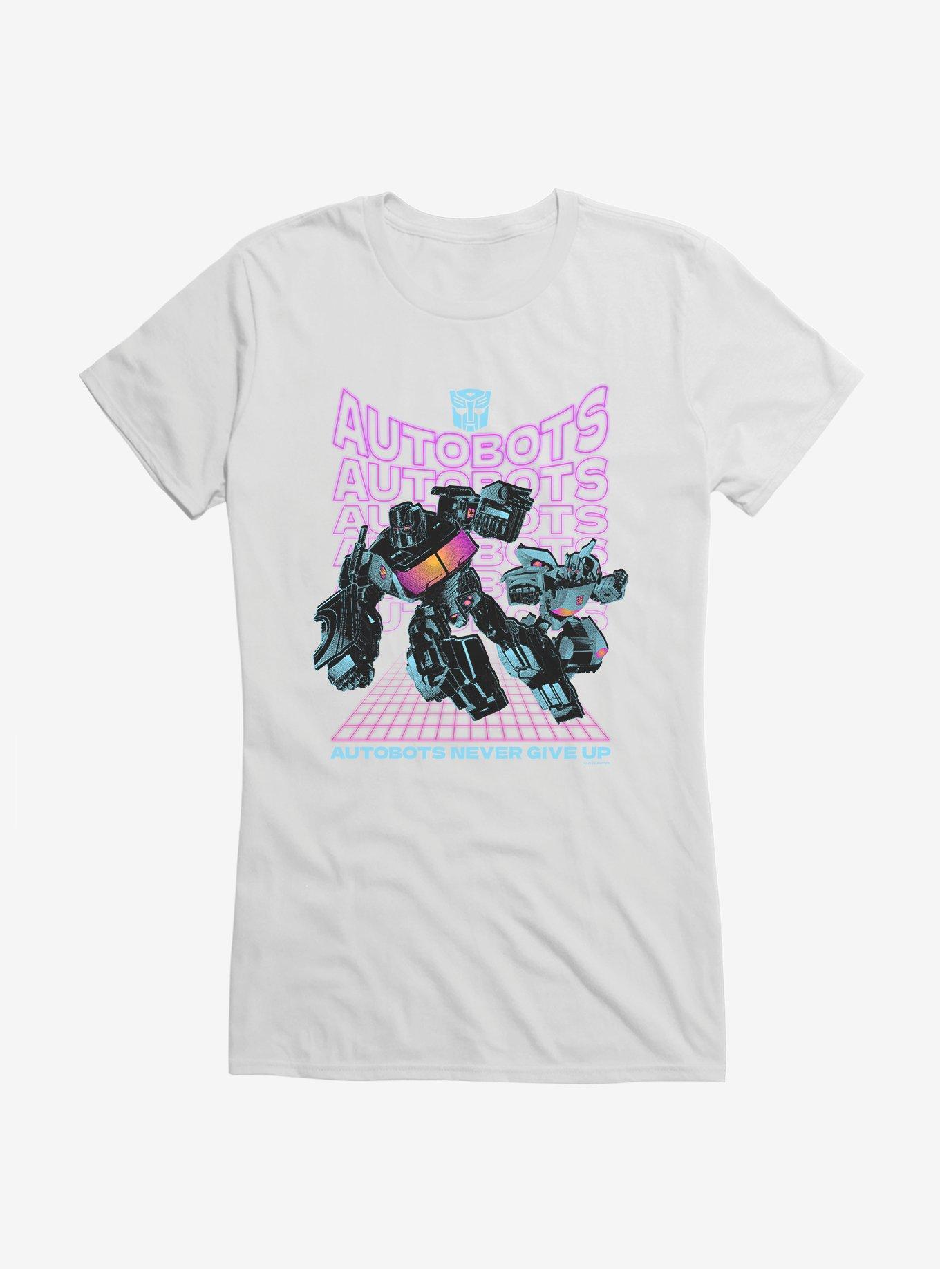Transformers Autobots Never Give Up Girls T-Shirt