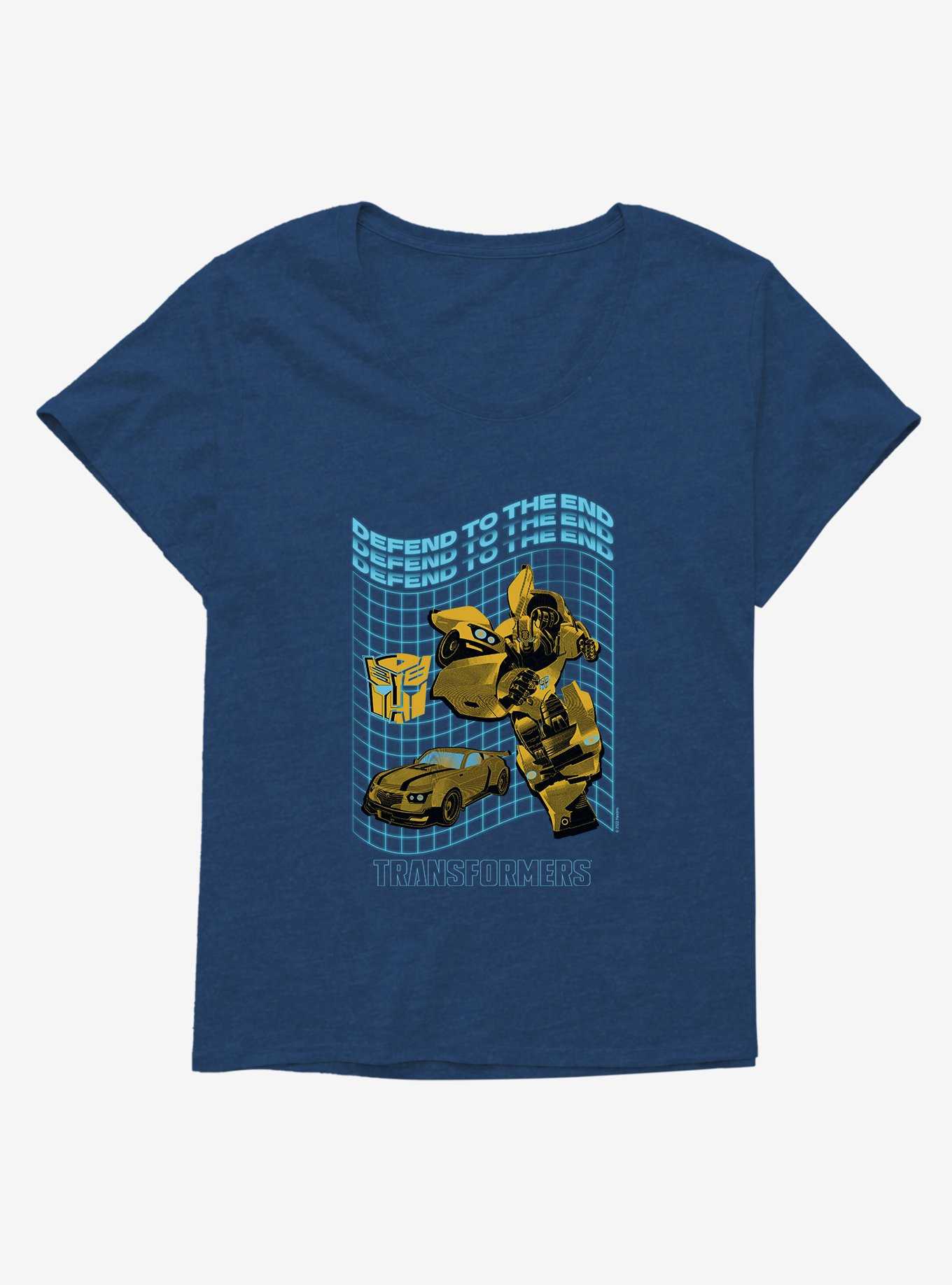 Transformers Defend To The End Bumblebee Girls T-Shirt Plus Size, , hi-res