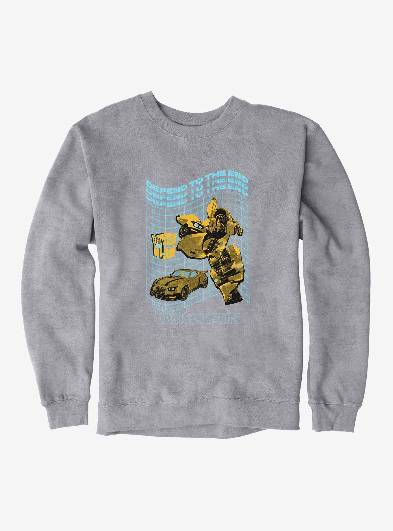 Transformers Defend To The End Bumblebee Sweatshirt