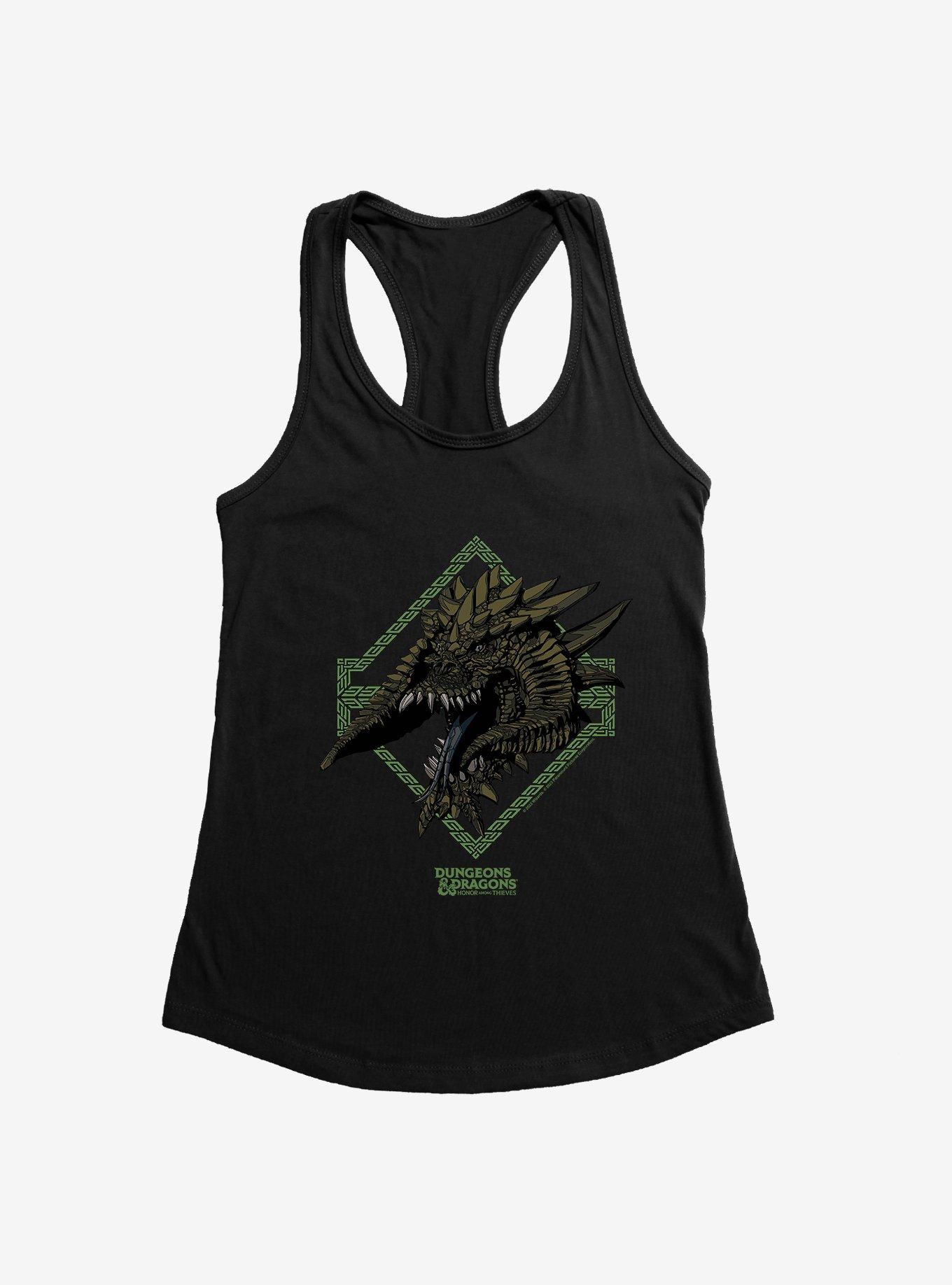 Dungeons & Dragons: Honor Among Thieves Black Dragon Womens Tank Top, , hi-res