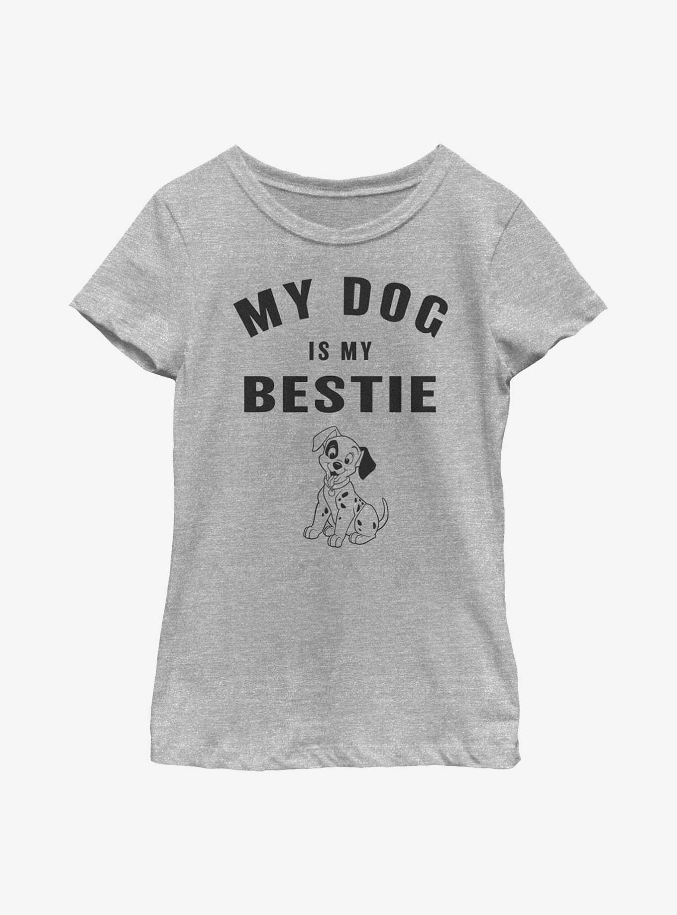 Disney 101 Dalmatians Patch Is My Bestie Youth Girls T-Shirt, , hi-res