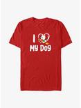 Disney Bolt Love My Dog T-Shirt, RED, hi-res