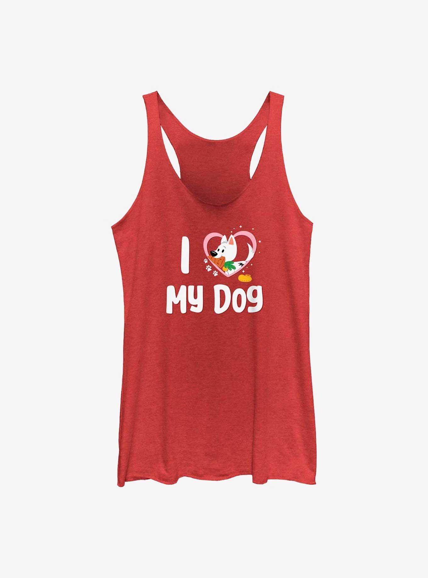 Disney Bolt Love My Dog Womens Tank Top, , hi-res