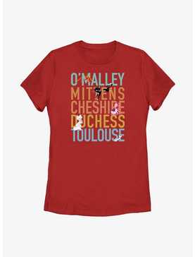 Disney Channel O'Malley, Mittens, Cheshire, Duchess, Toulouse Womens T-Shirt, , hi-res