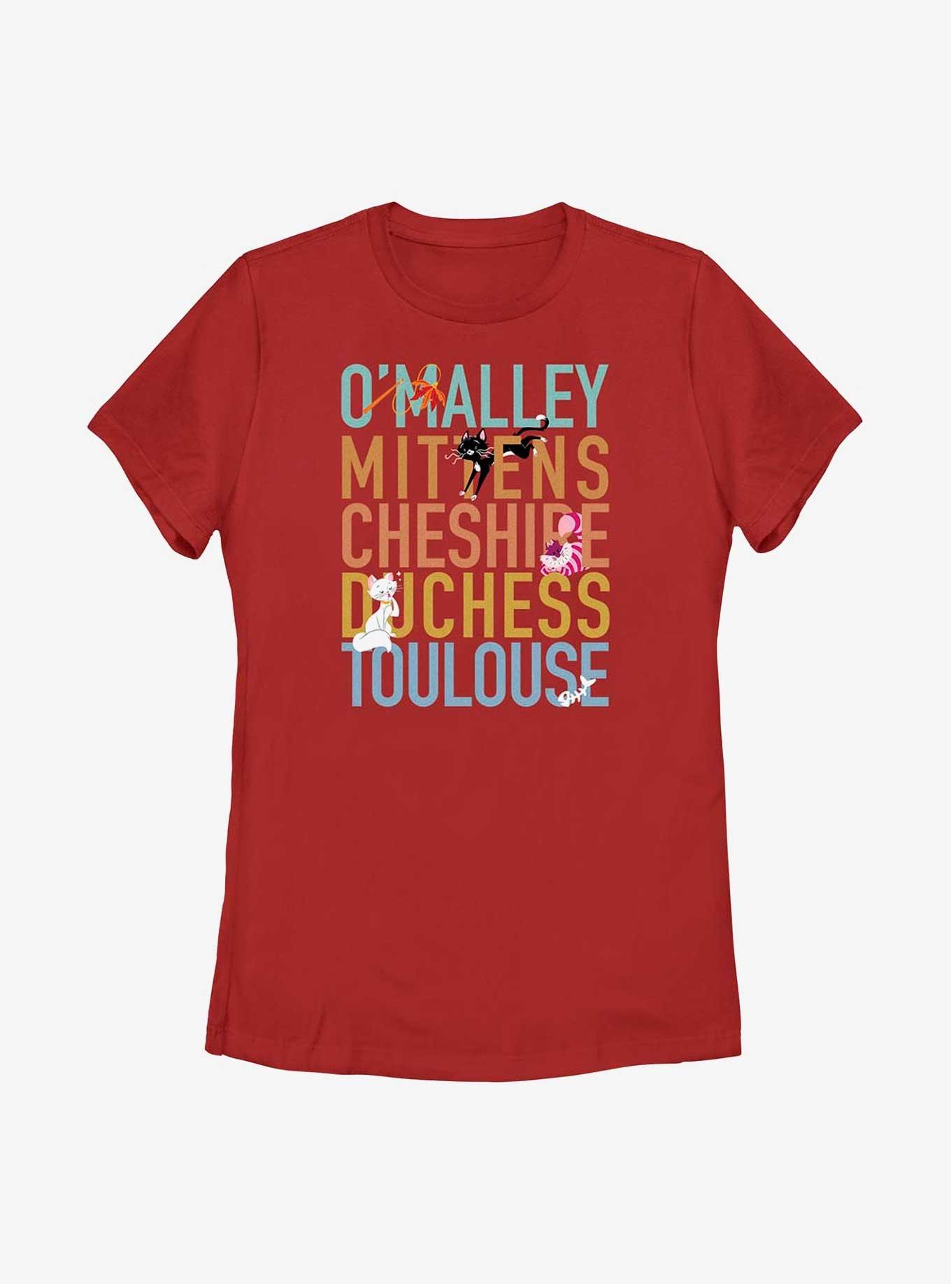Disney Channel O'Malley, Mittens, Cheshire, Duchess, Toulouse Womens T-Shirt, , hi-res