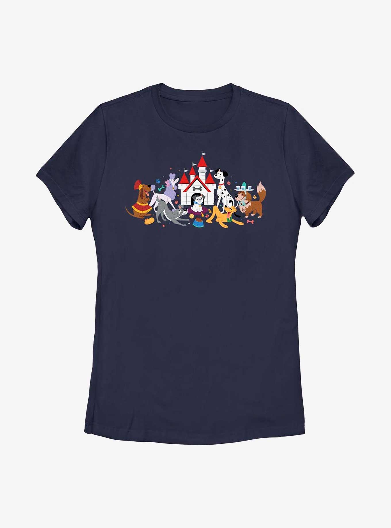 Disney Channel Dog Playground Womens T-Shirt, NAVY, hi-res