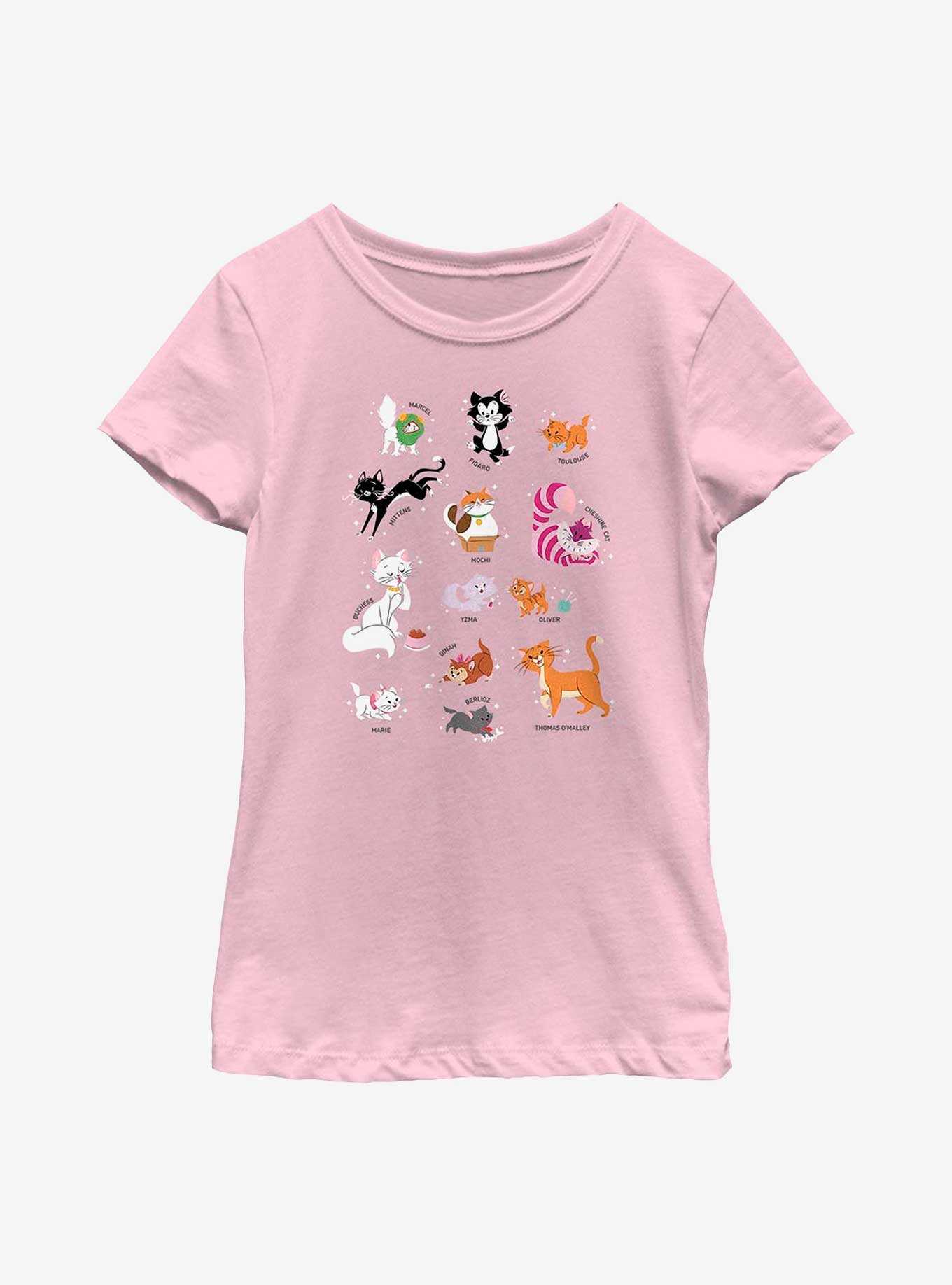 Disney Channel Cats of Disney Youth Girls T-Shirt, , hi-res