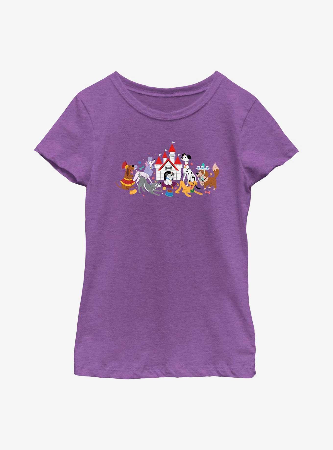 Disney Channel Dog Playground Youth Girls T-Shirt, PURPLE BERRY, hi-res