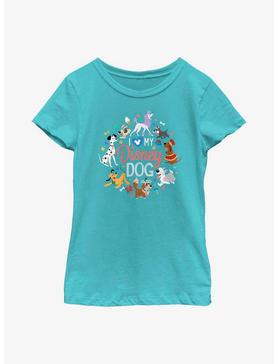 Disney Channel I Love Disney Dogs Youth Girls T-Shirt, , hi-res