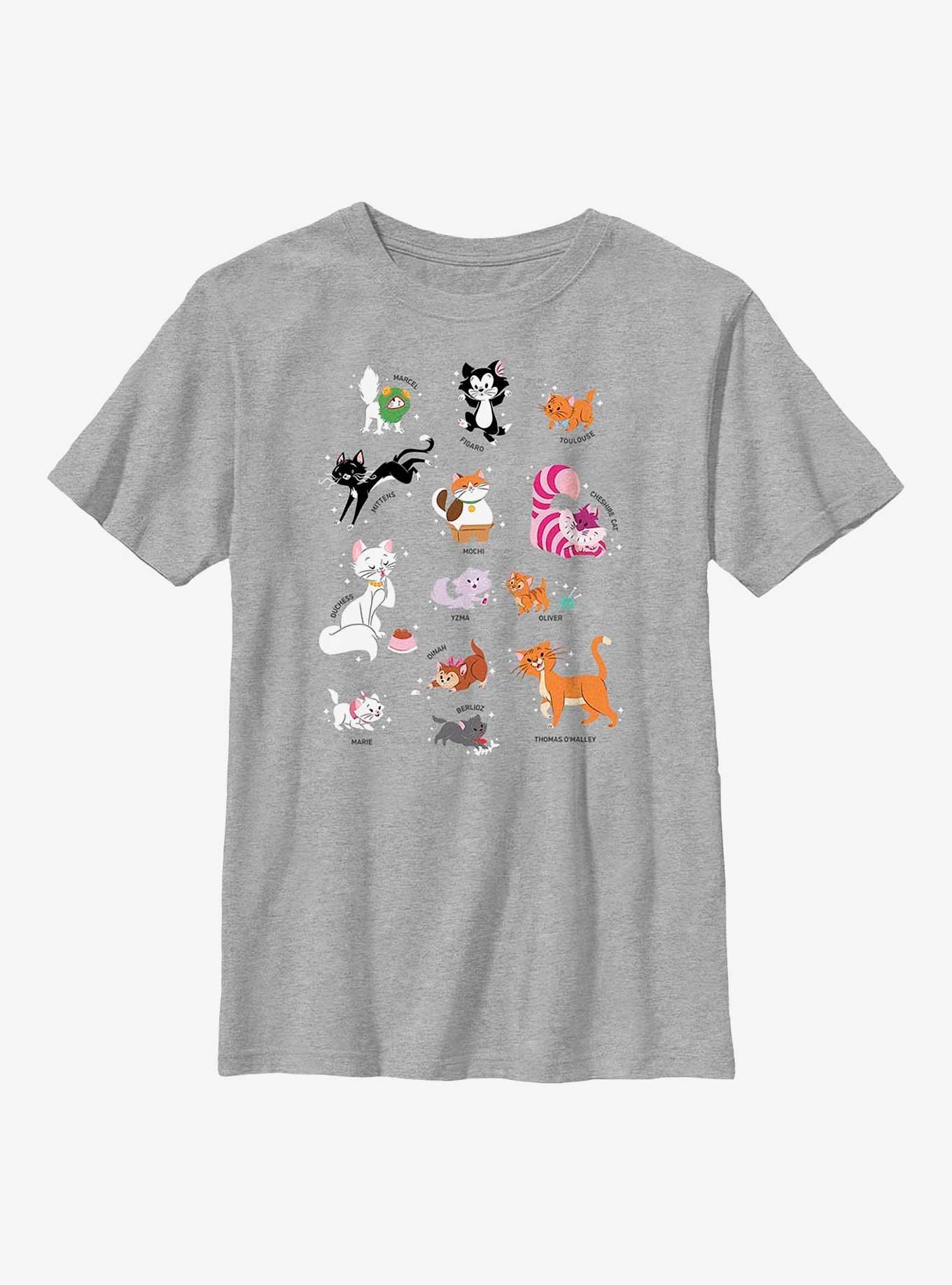 Disney Channel Cats of Disney Youth T-Shirt, ATH HTR, hi-res