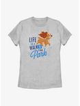 Disney Lady and the Tramp Walk In The Park Womens T-Shirt, ATH HTR, hi-res