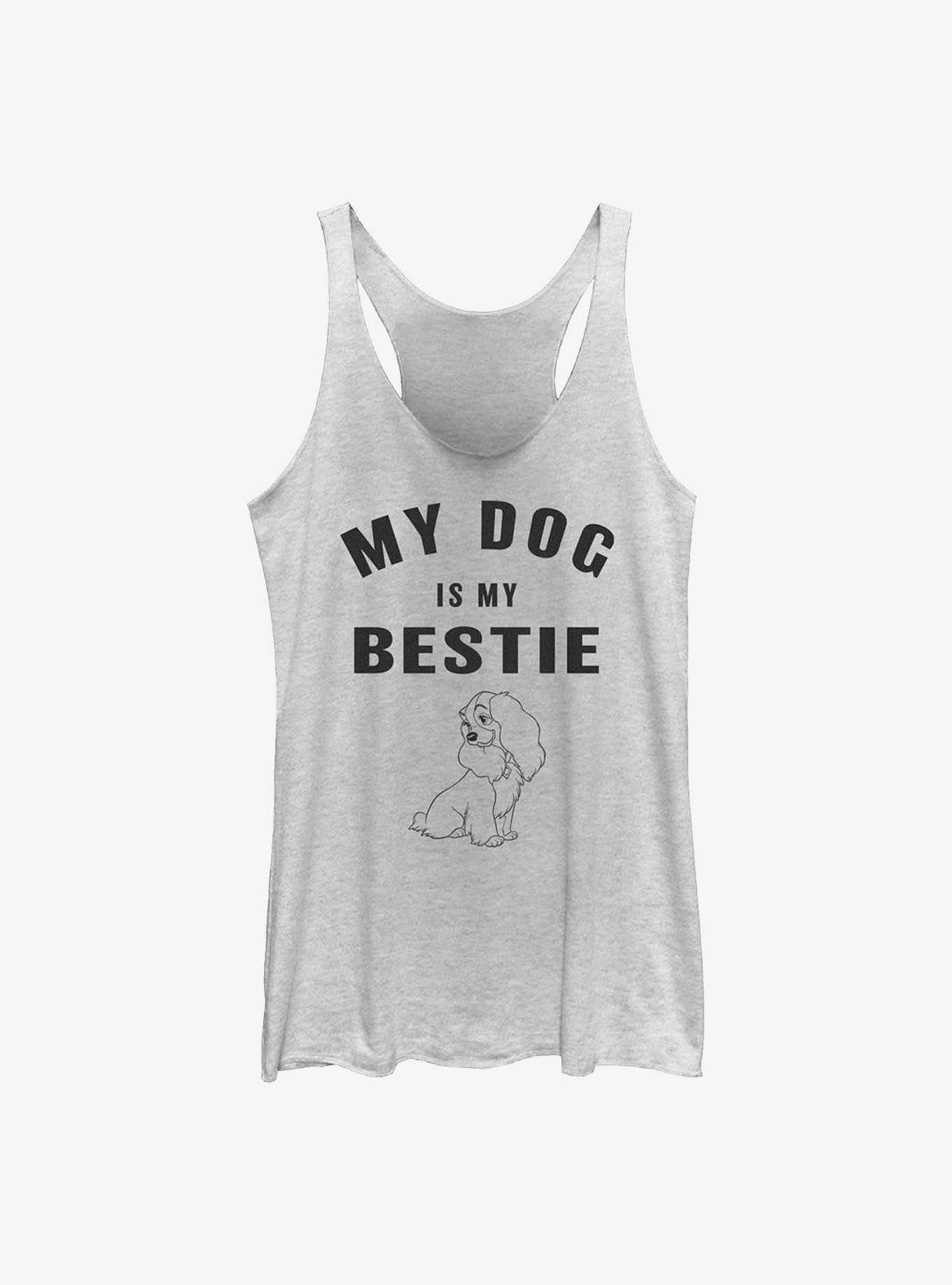 Disney Lady and the Tramp Lady Is My Bestie Womens Tank Top, , hi-res