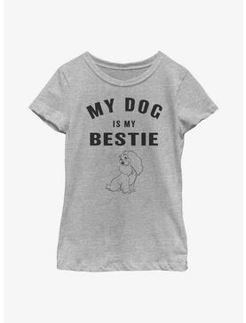 Disney Lady and the Tramp Lady Is My Bestie Youth Girls T-Shirt, , hi-res