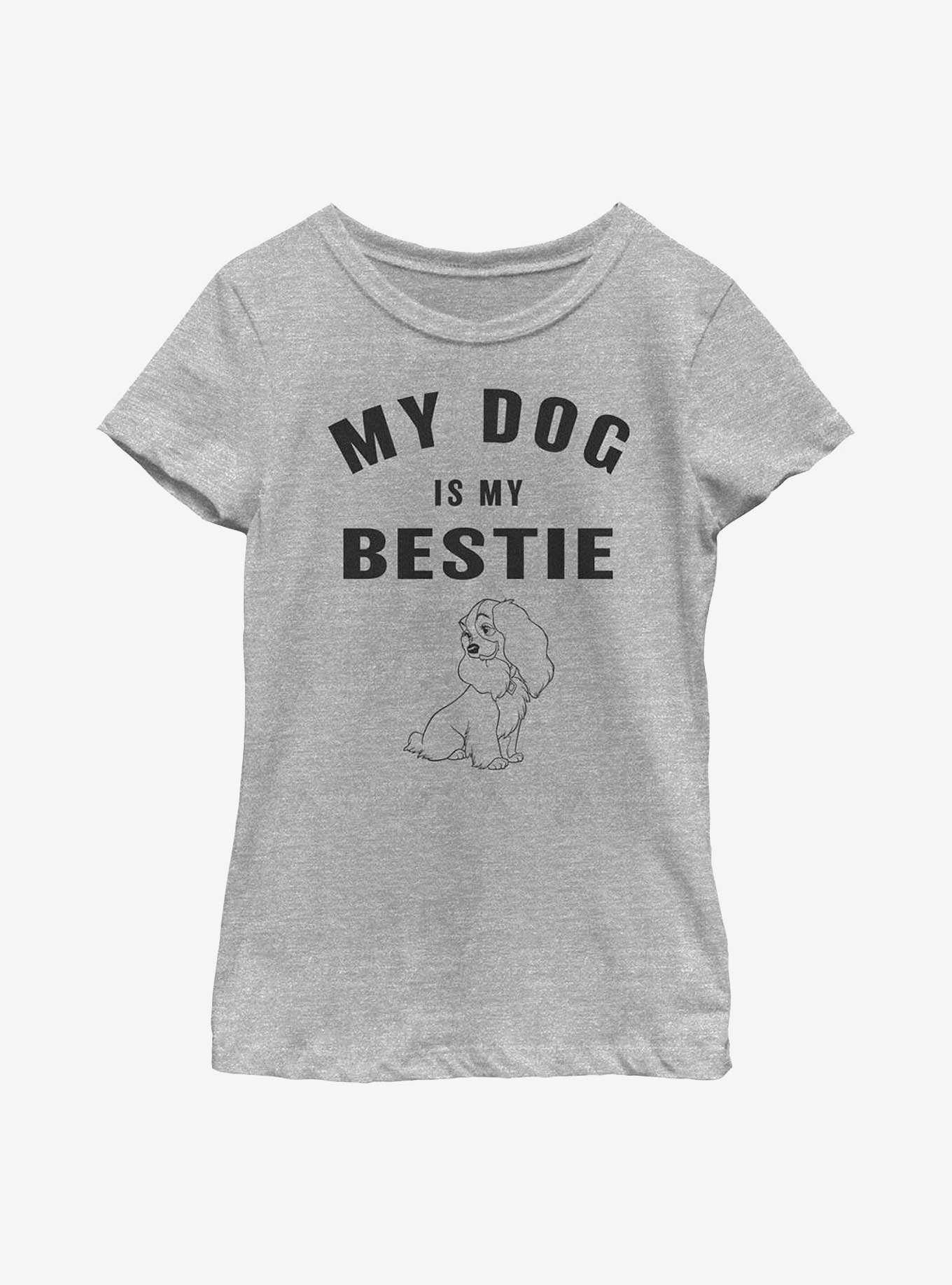 Disney Lady and the Tramp Lady Is My Bestie Youth Girls T-Shirt, , hi-res