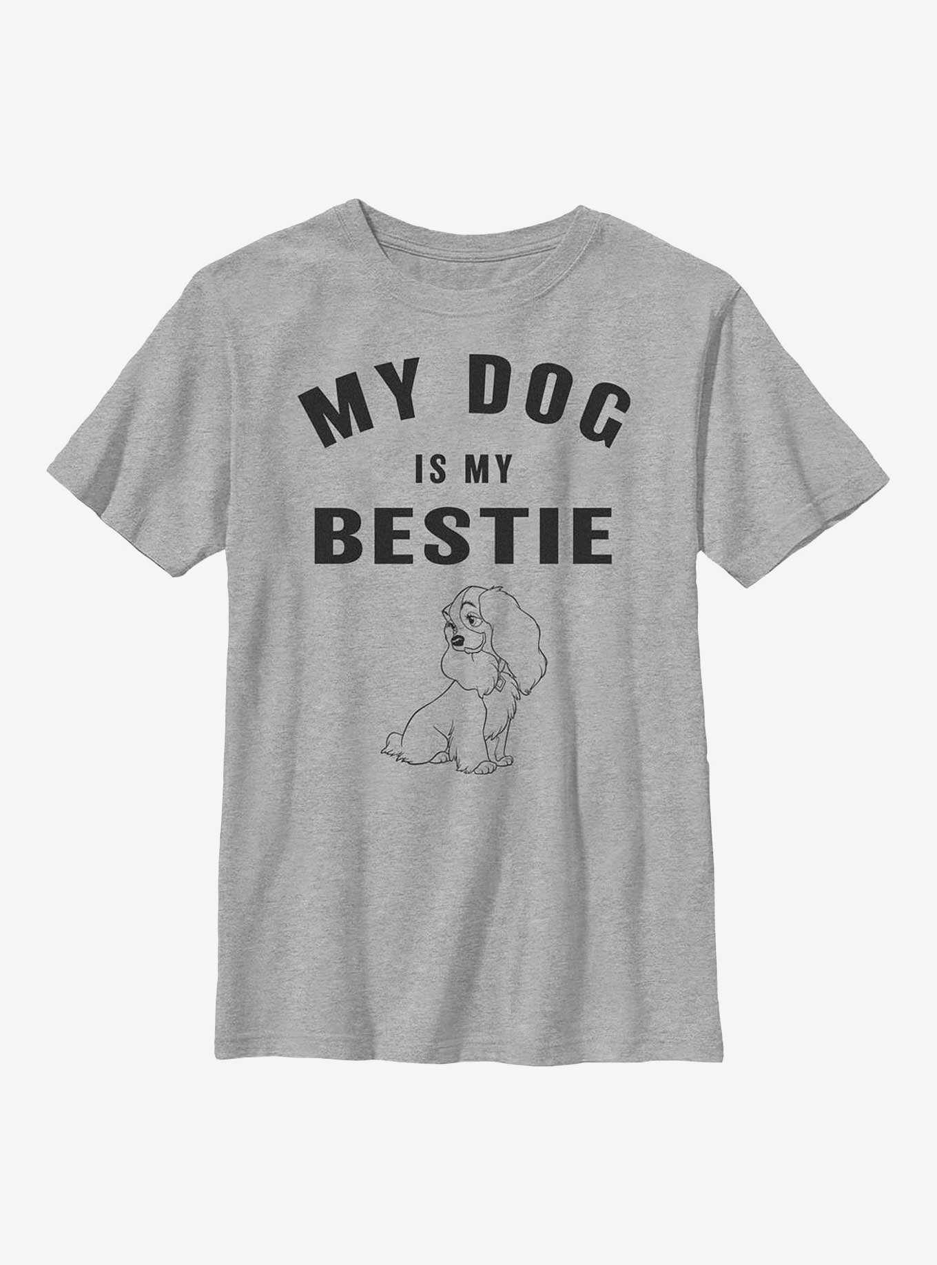Disney Lady and the Tramp Lady Is My Bestie Youth T-Shirt, , hi-res