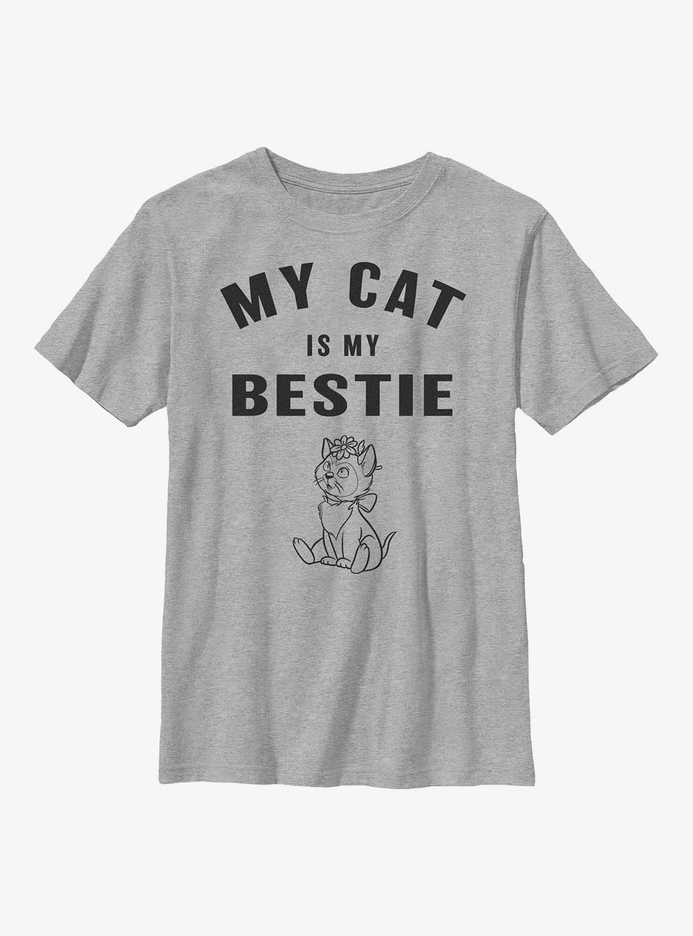Disney Alice in Wonderland Dinah Is My Bestie Youth T-Shirt, ATH HTR, hi-res
