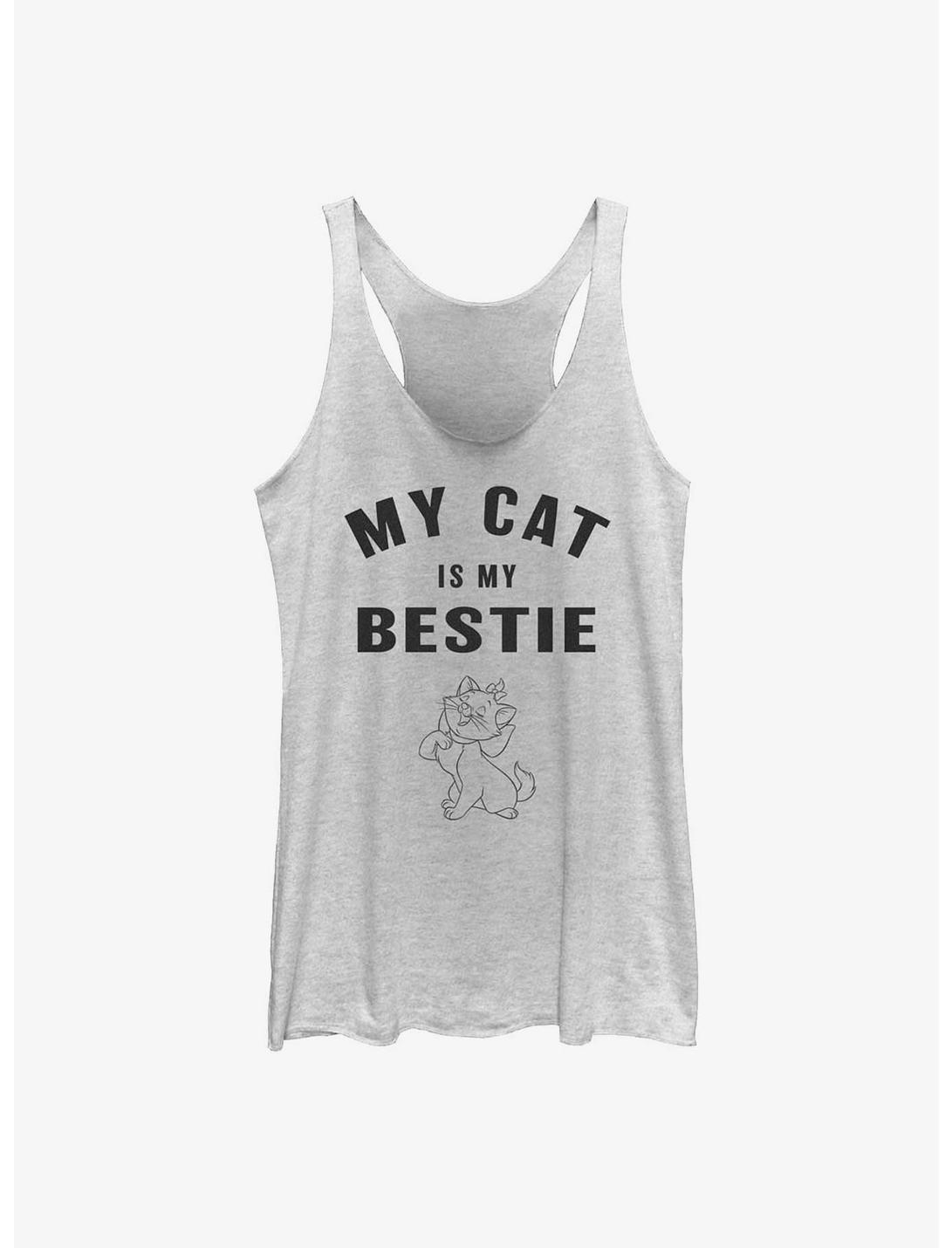 Disney The Aristocats Marie Is My Bestie Womens Tank Top, WHITE HTR, hi-res