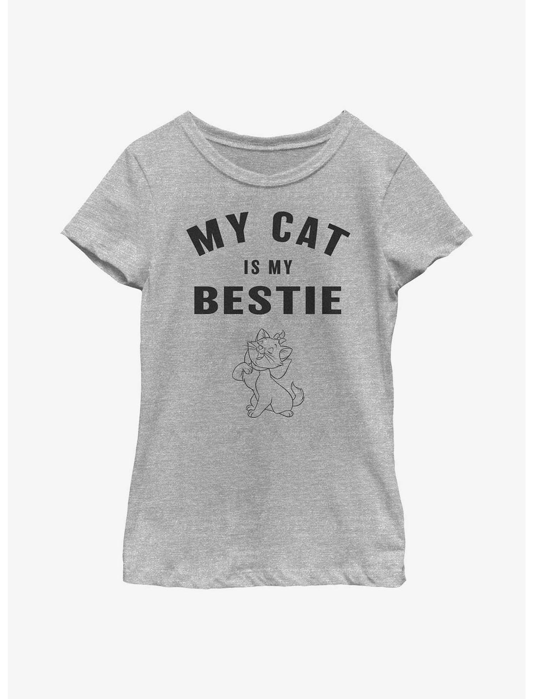 Disney The Aristocats Marie Is My Bestie Youth Girls T-Shirt, ATH HTR, hi-res