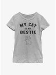Disney The Aristocats Marie Is My Bestie Youth Girls T-Shirt, ATH HTR, hi-res