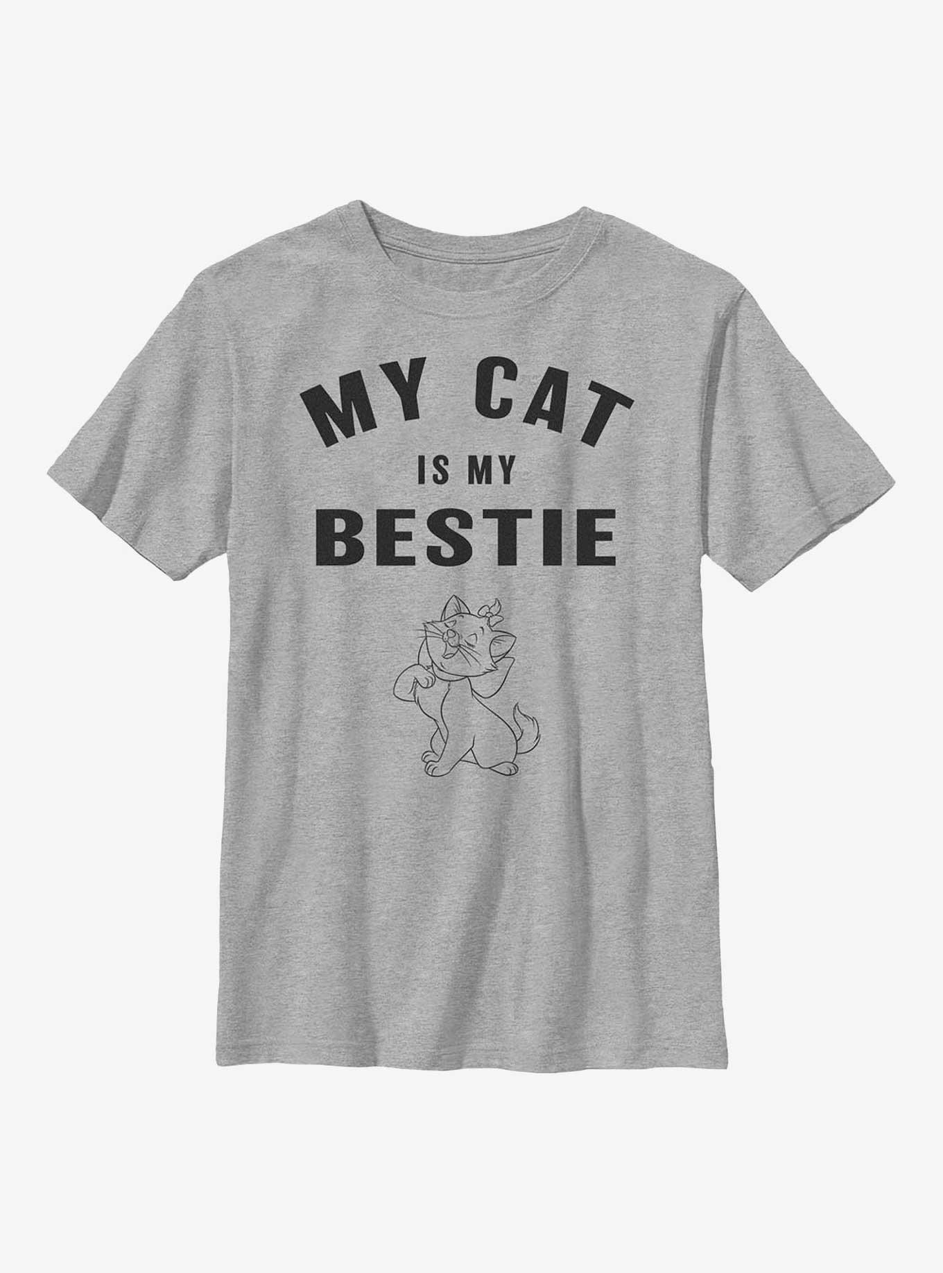 Disney The Aristocats Marie Is My Bestie Youth T-Shirt, ATH HTR, hi-res
