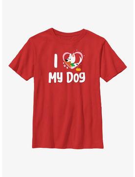 Disney Bolt Love My Dog Youth T-Shirt, , hi-res