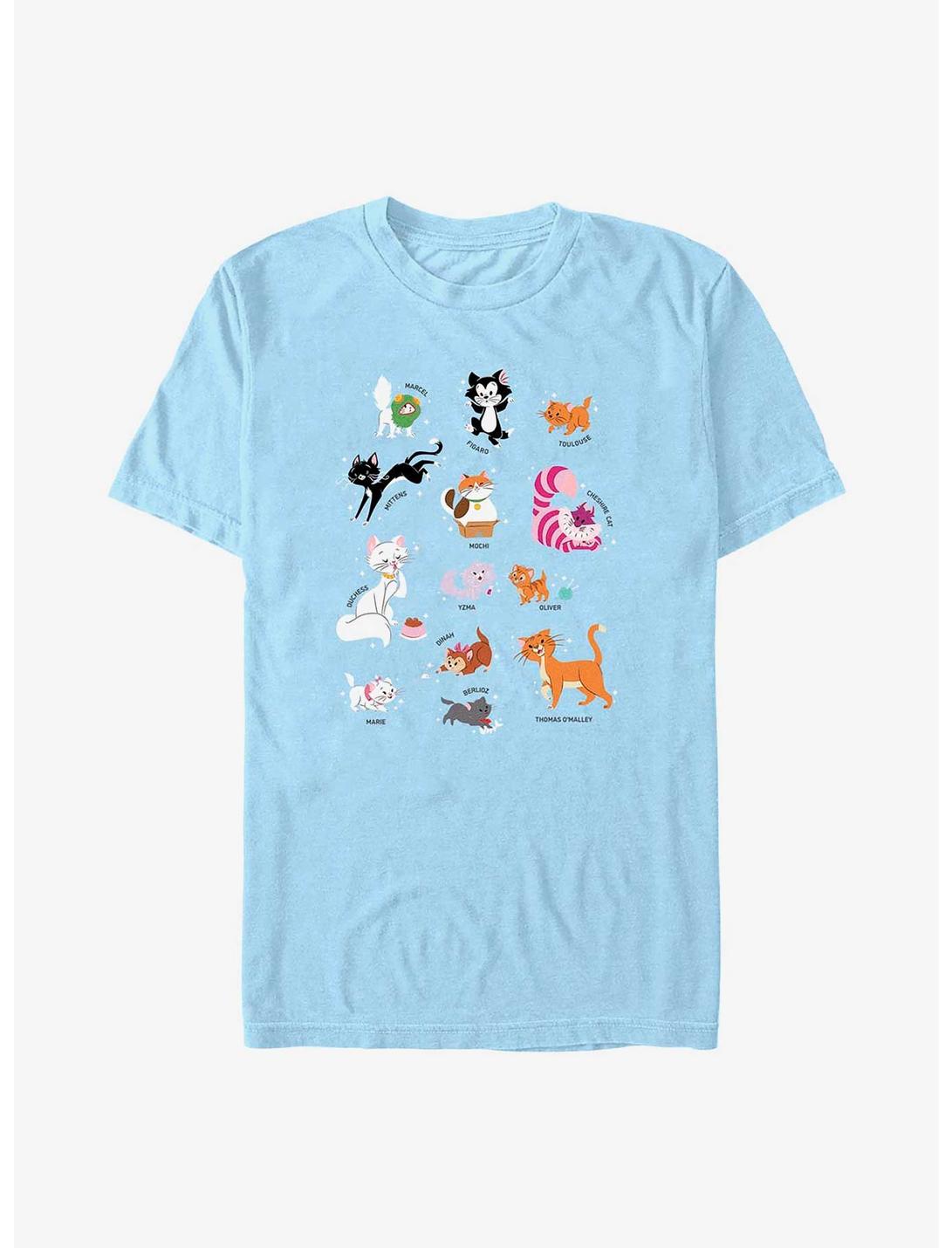 Disney Channel Cats of Disney T-Shirt, LT BLUE, hi-res
