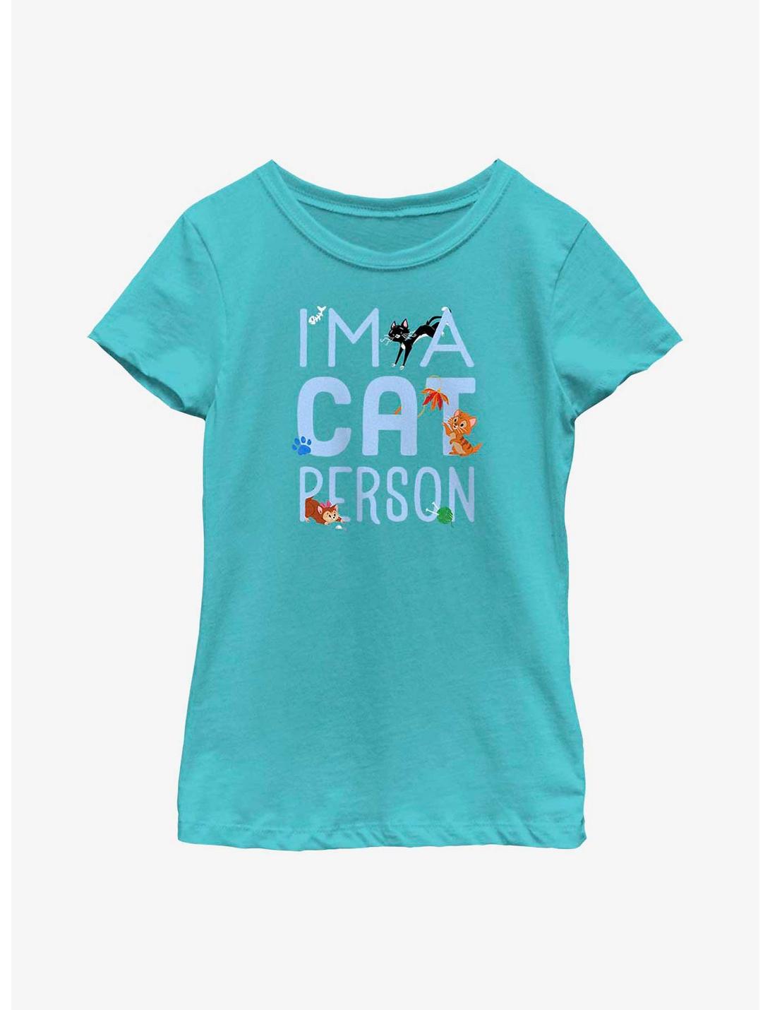 Disney Channel Cat Person Youth Girls T-Shirt, TAHI BLUE, hi-res