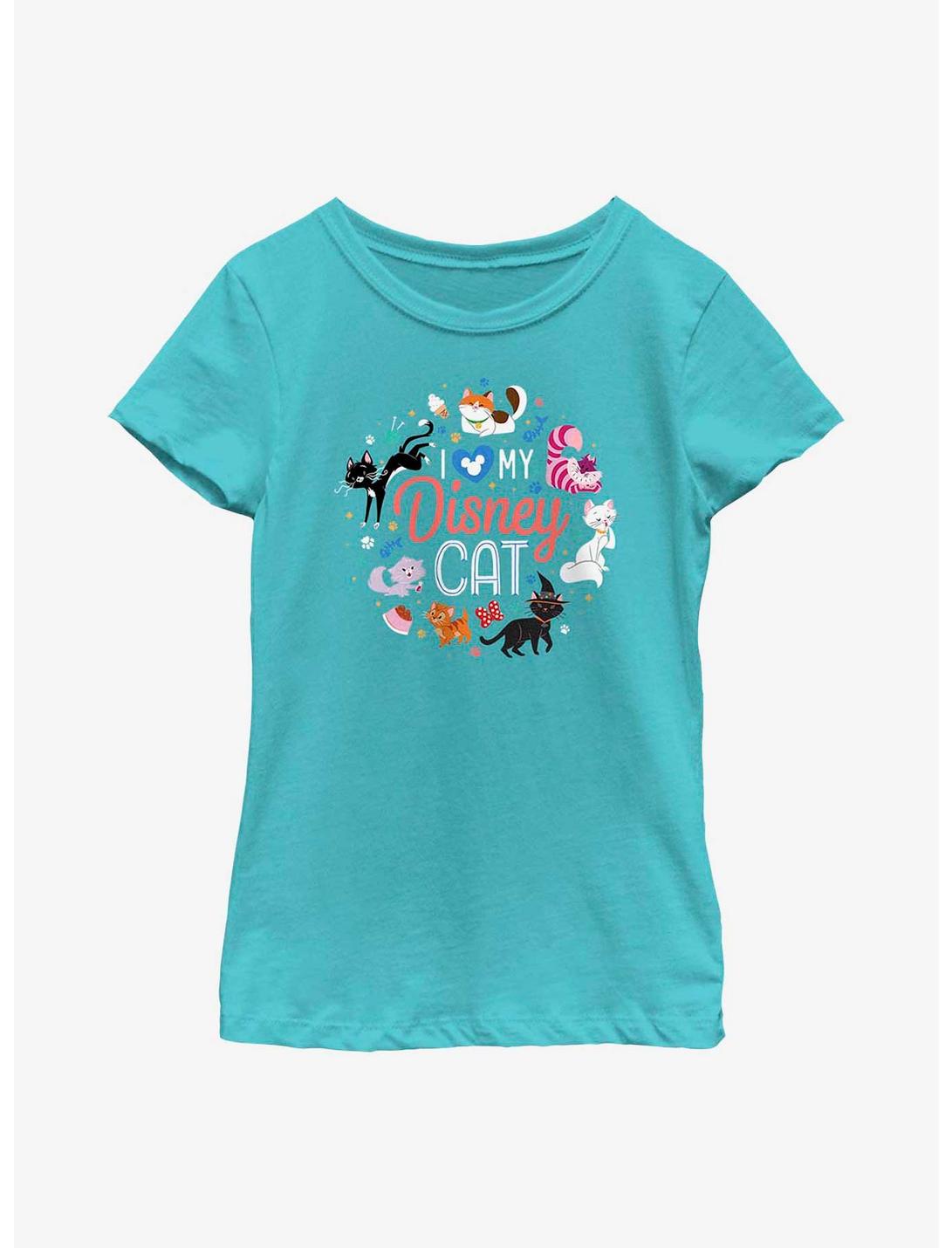 Disney Channel I Love Disney Cats Youth Girls T-Shirt, TAHI BLUE, hi-res