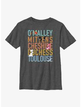 Disney Channel O'Malley, Mittens, Cheshire, Duchess, Toulouse Youth T-Shirt, , hi-res