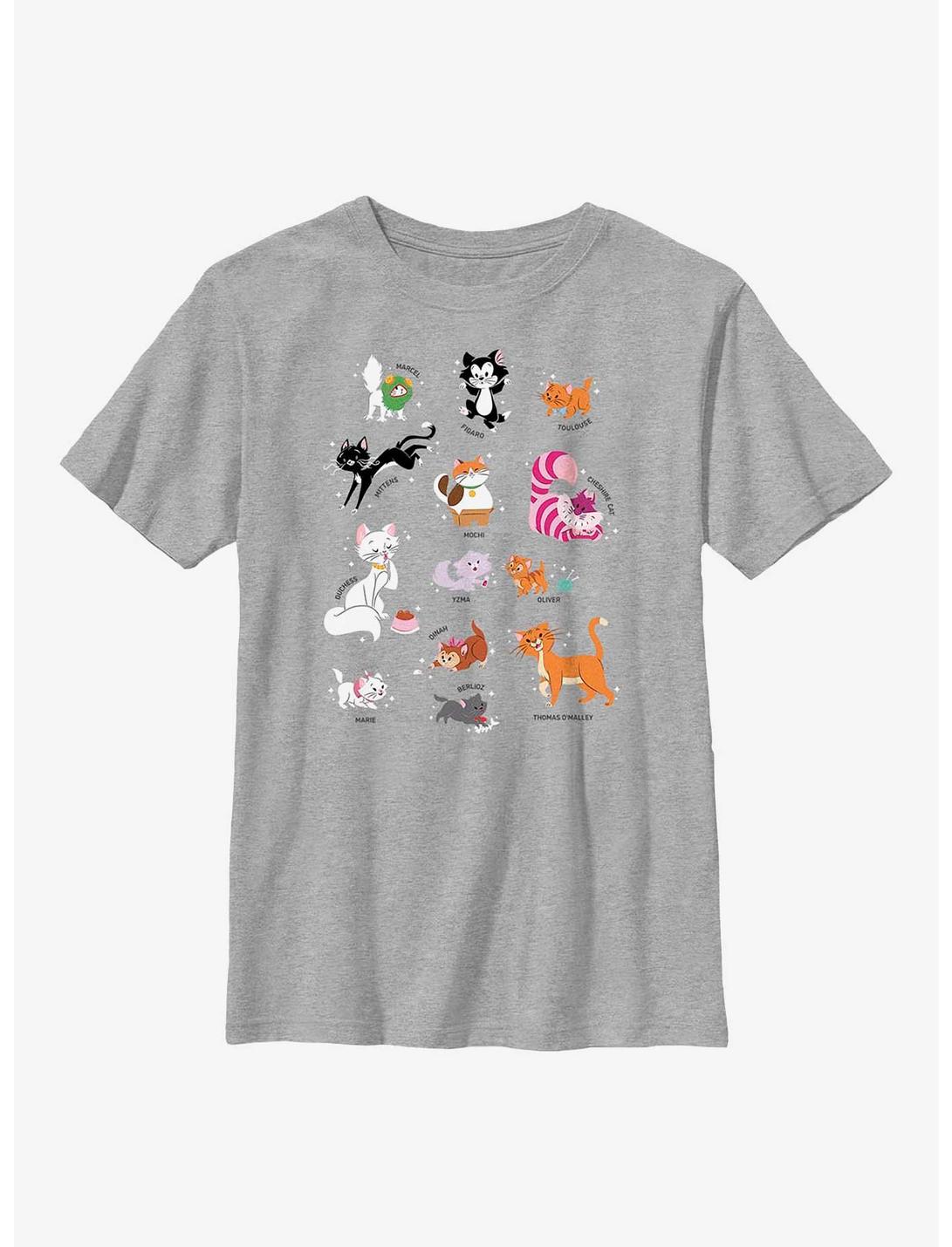 Disney Channel Cats of Disney Youth T-Shirt, ATH HTR, hi-res