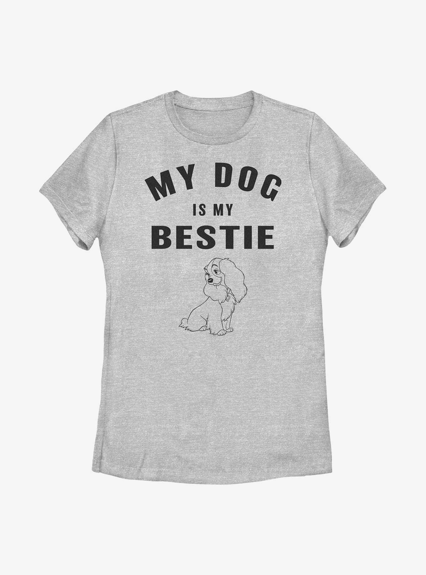 Disney Lady and the Tramp Lady Is My Bestie Womens T-Shirt, , hi-res