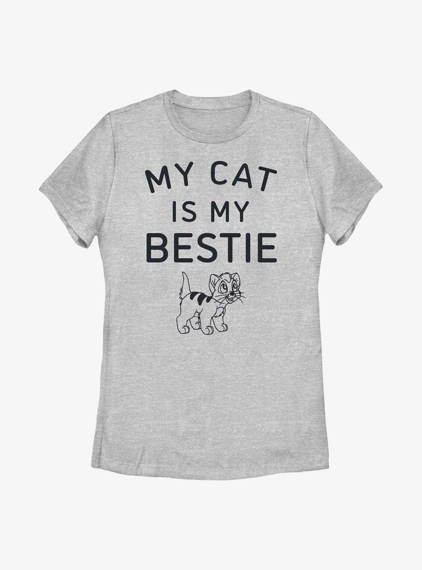 Disney Oliver & Company Oliver Is My Bestie Womens T-Shirt, ATH HTR, hi-res