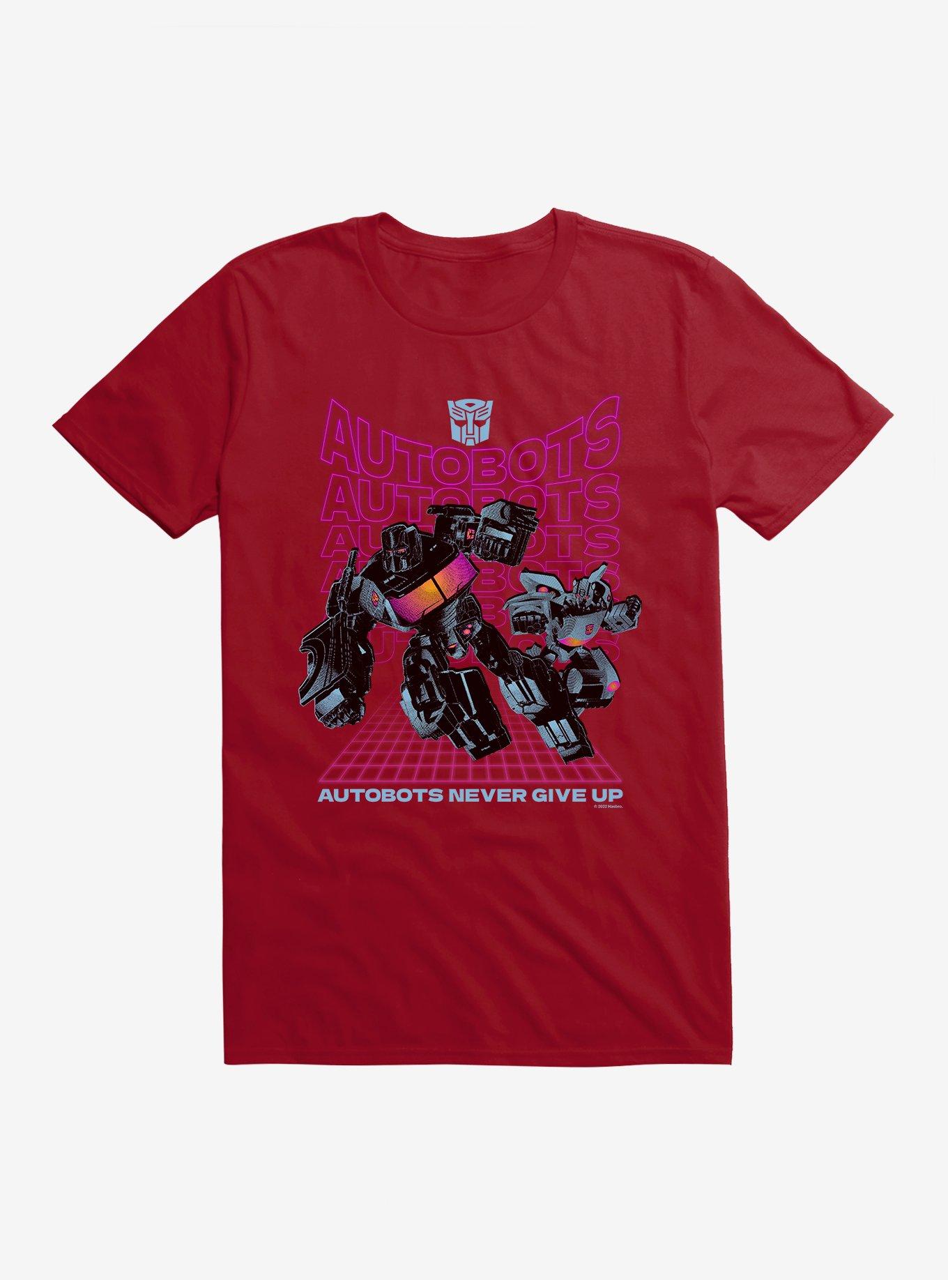 Transformers Autobots Never Give Up T-Shirt