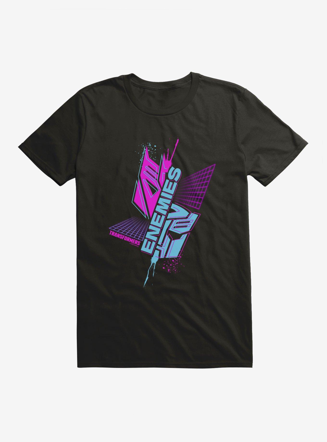 Transformers Enemies Split T-Shirt, BLACK, hi-res