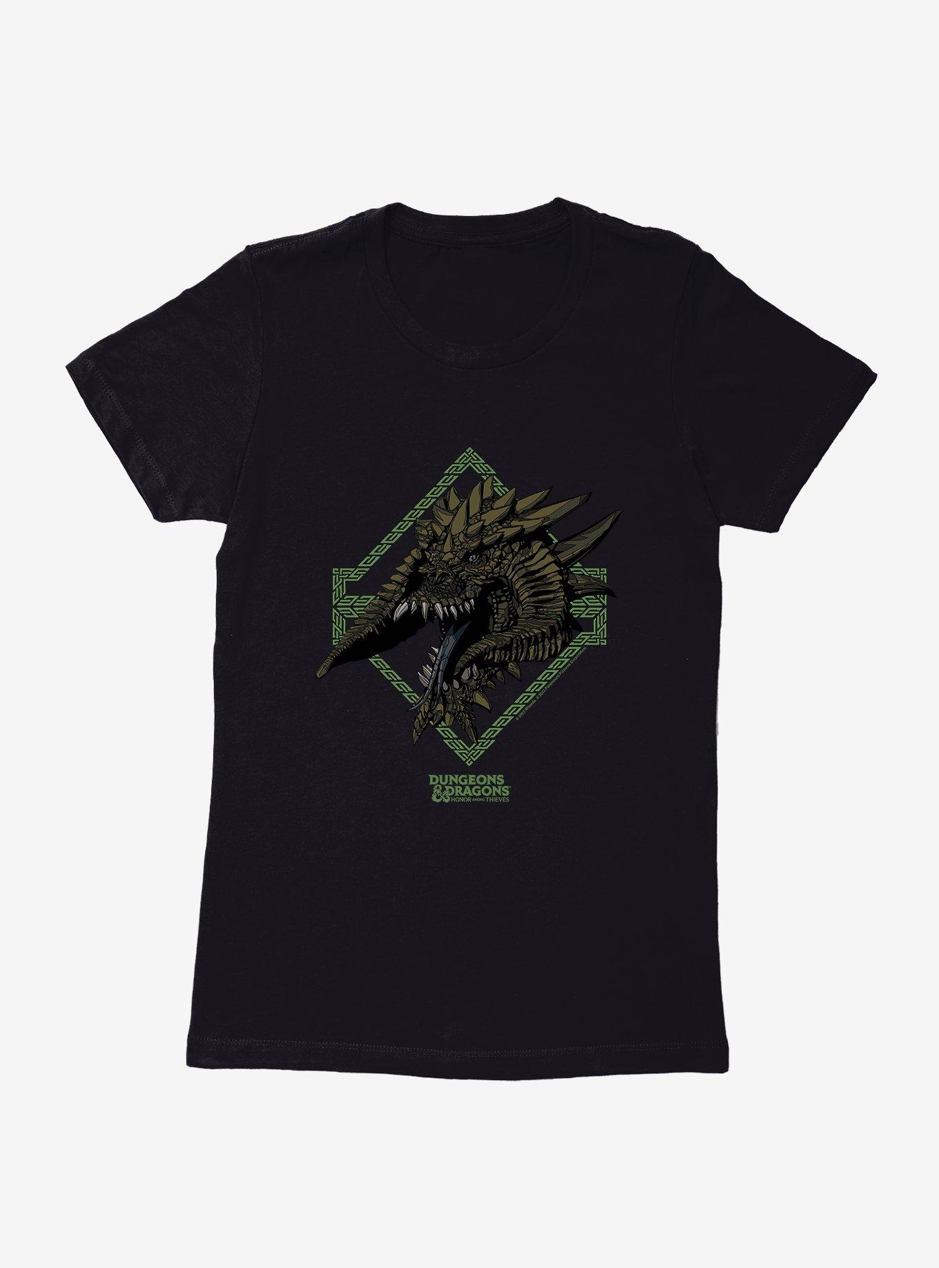 Dungeons & Dragons: Honor Among Thieves Black Dragon Womens T-Shirt, BLACK, hi-res