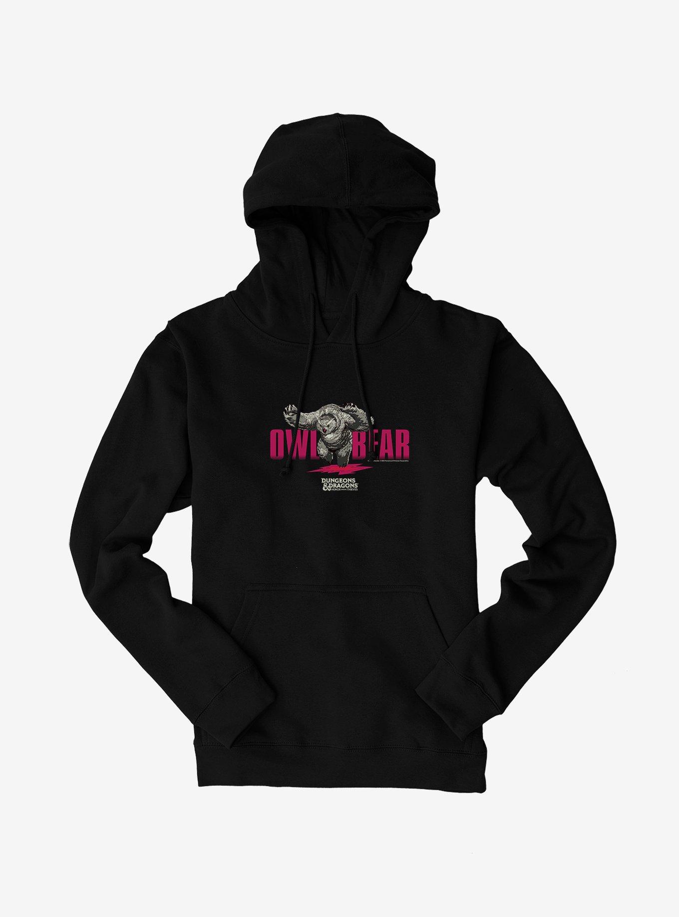 Dungeons & Dragons: Honor Among Thieves Owlbear Pose Hoodie, BLACK, hi-res