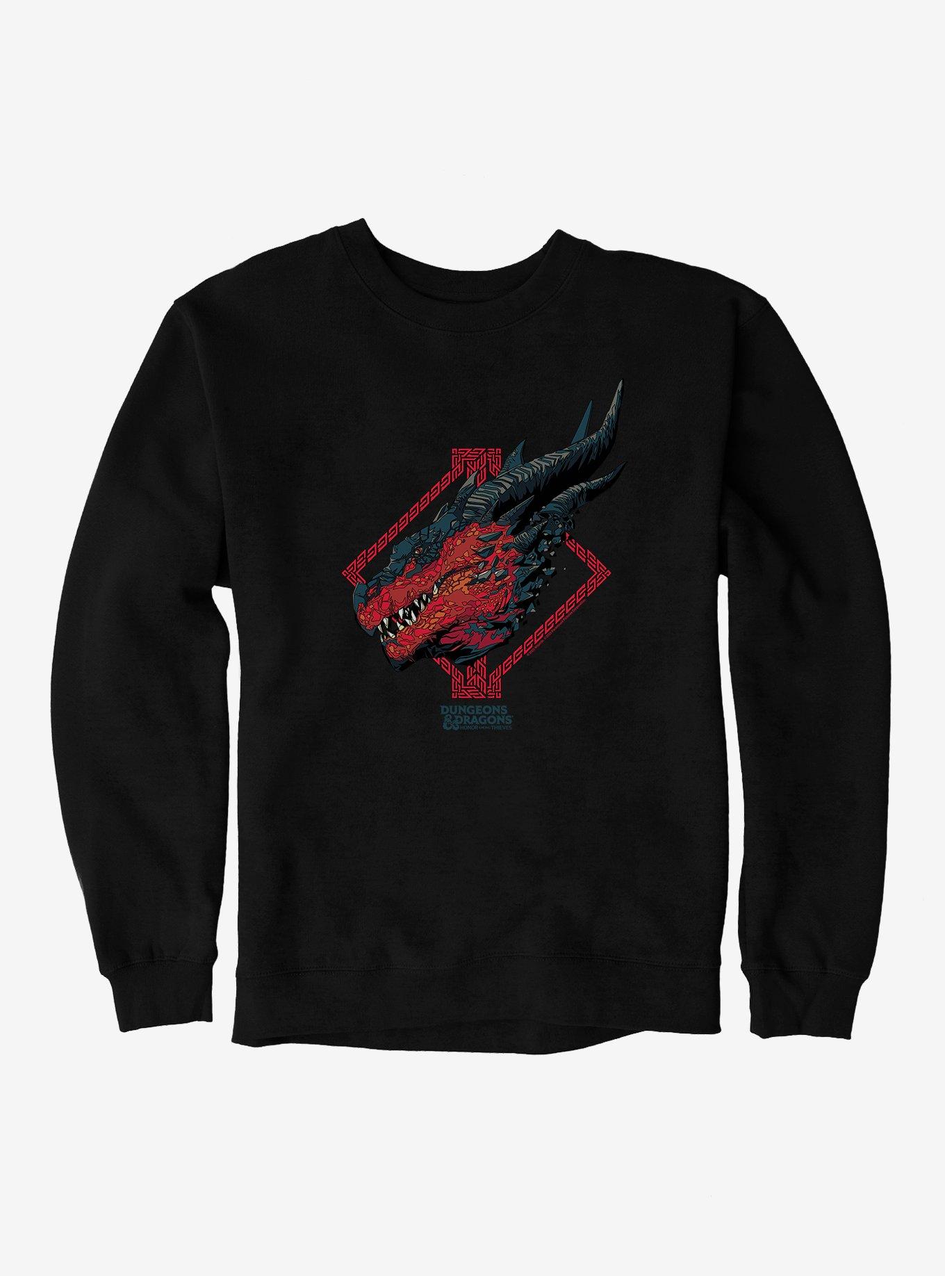 Dungeons & Dragons: Honor Among Thieves Red Dragon Profile Sweatshirt, BLACK, hi-res