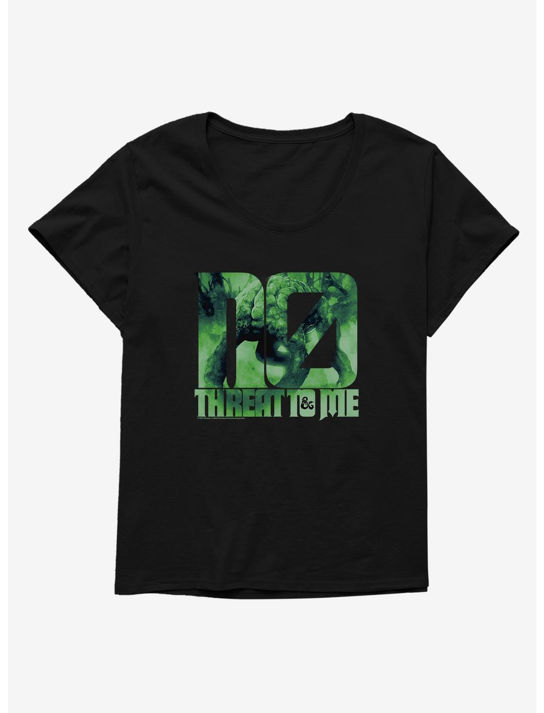 Dungeons & Dragons: Honor Among Thieves No Threat To Me Womens T-Shirt Plus Size, BLACK, hi-res