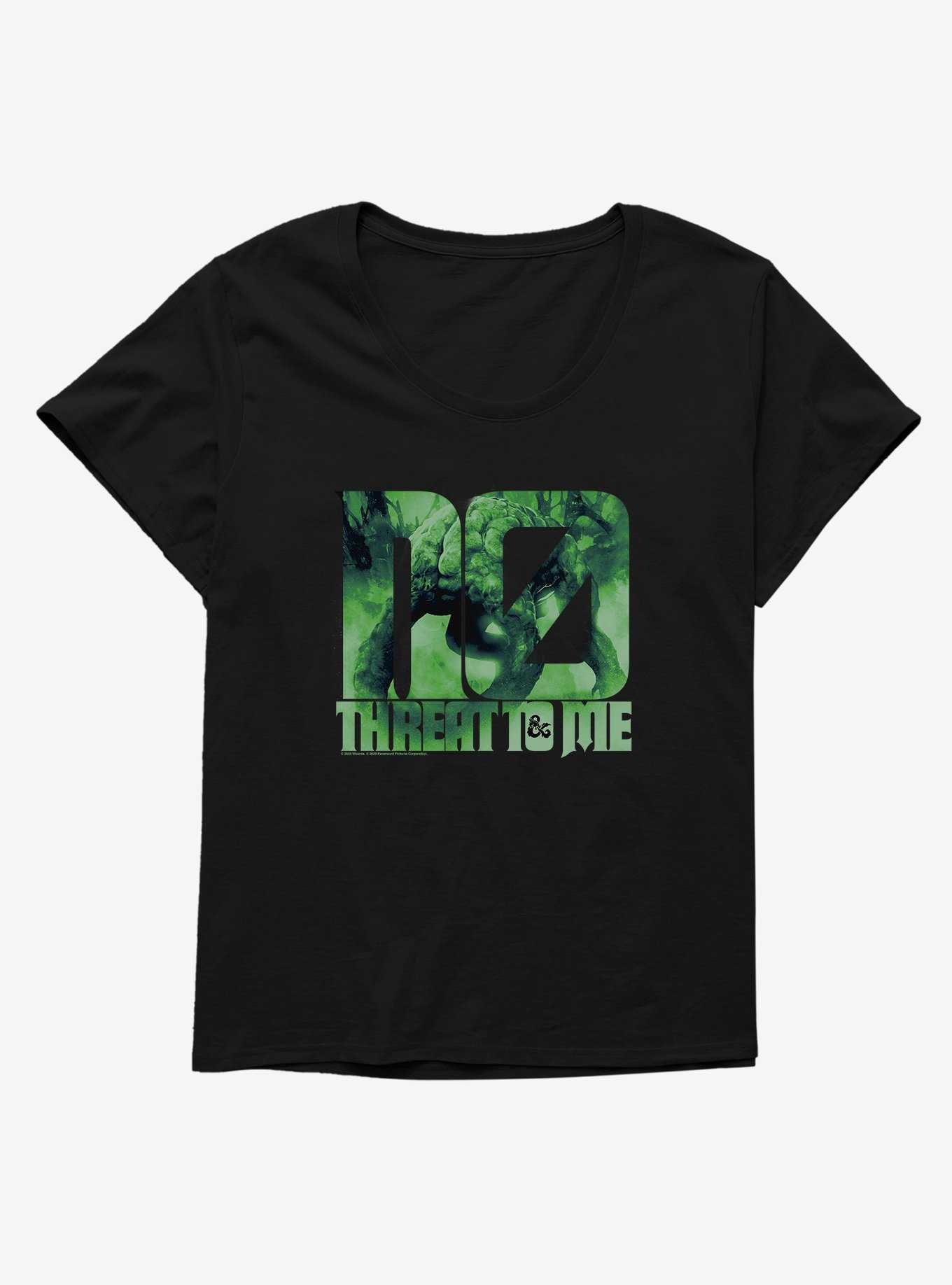 Dungeons & Dragons: Honor Among Thieves No Threat To Me Womens T-Shirt Plus Size, , hi-res