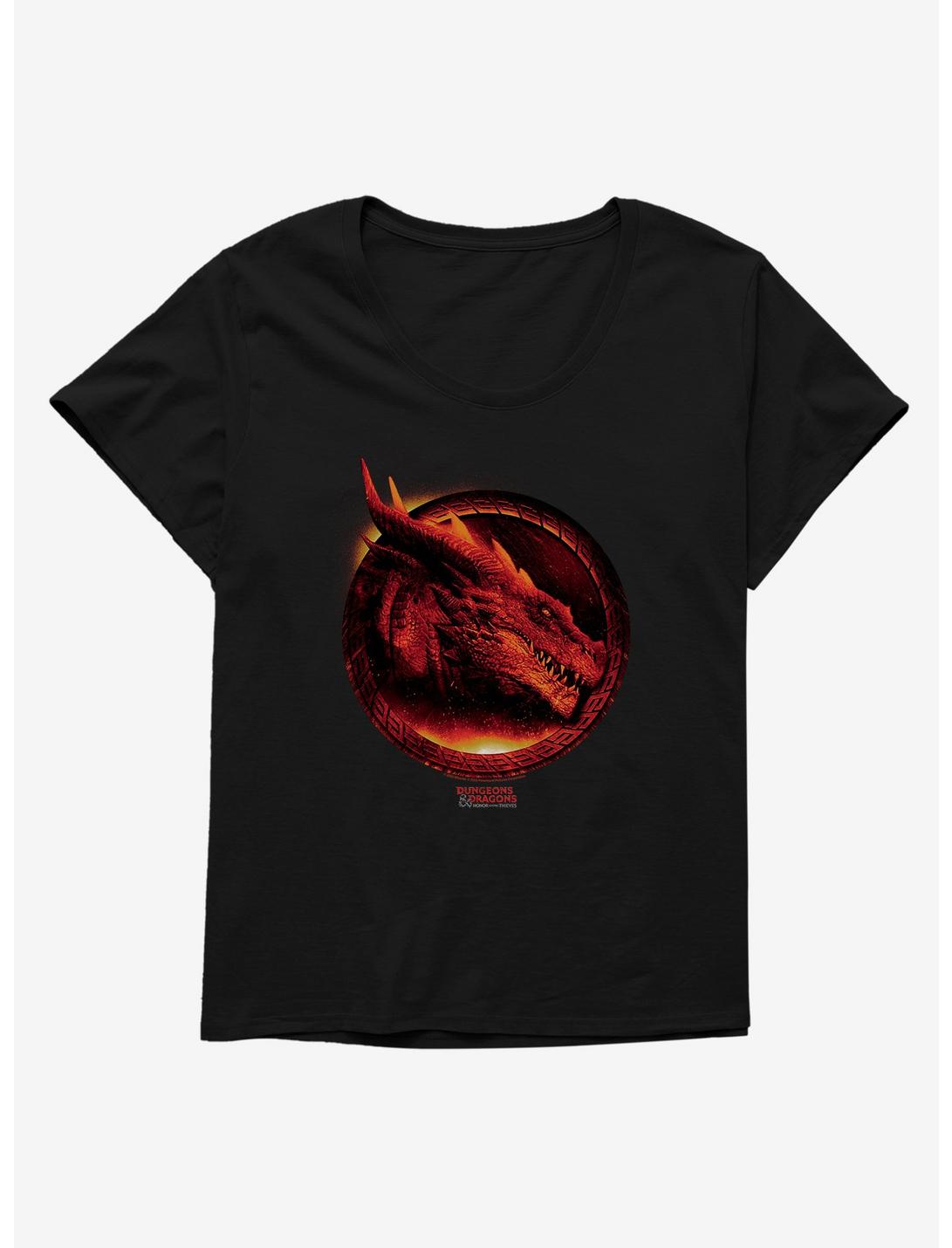 Dungeons & Dragons: Honor Among Thieves Red Dragon Womens T-Shirt Plus Size, BLACK, hi-res