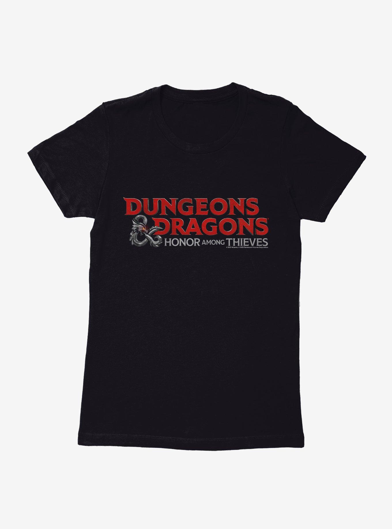 Dungeons & Dragons: Honor Among Thieves Movie Title Logo Womens T-Shirt